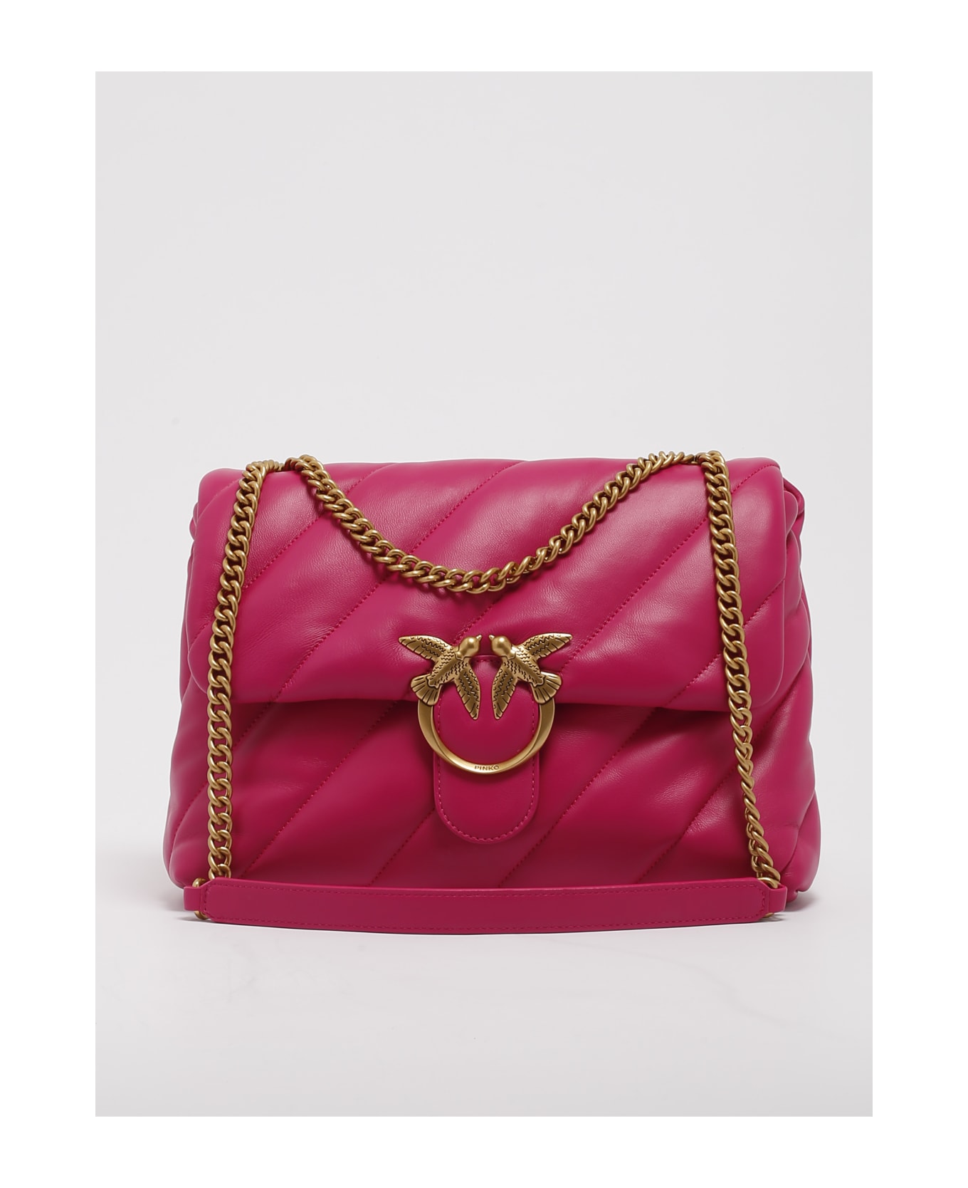 Pinko Love Puff Shoulder Bag - ROSA CHIARO