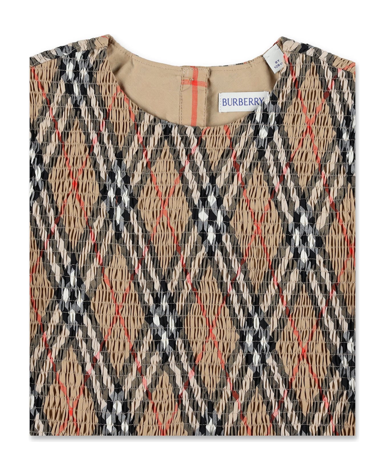 Burberry Kid - Check Cotton Top - SAND IP CHECK