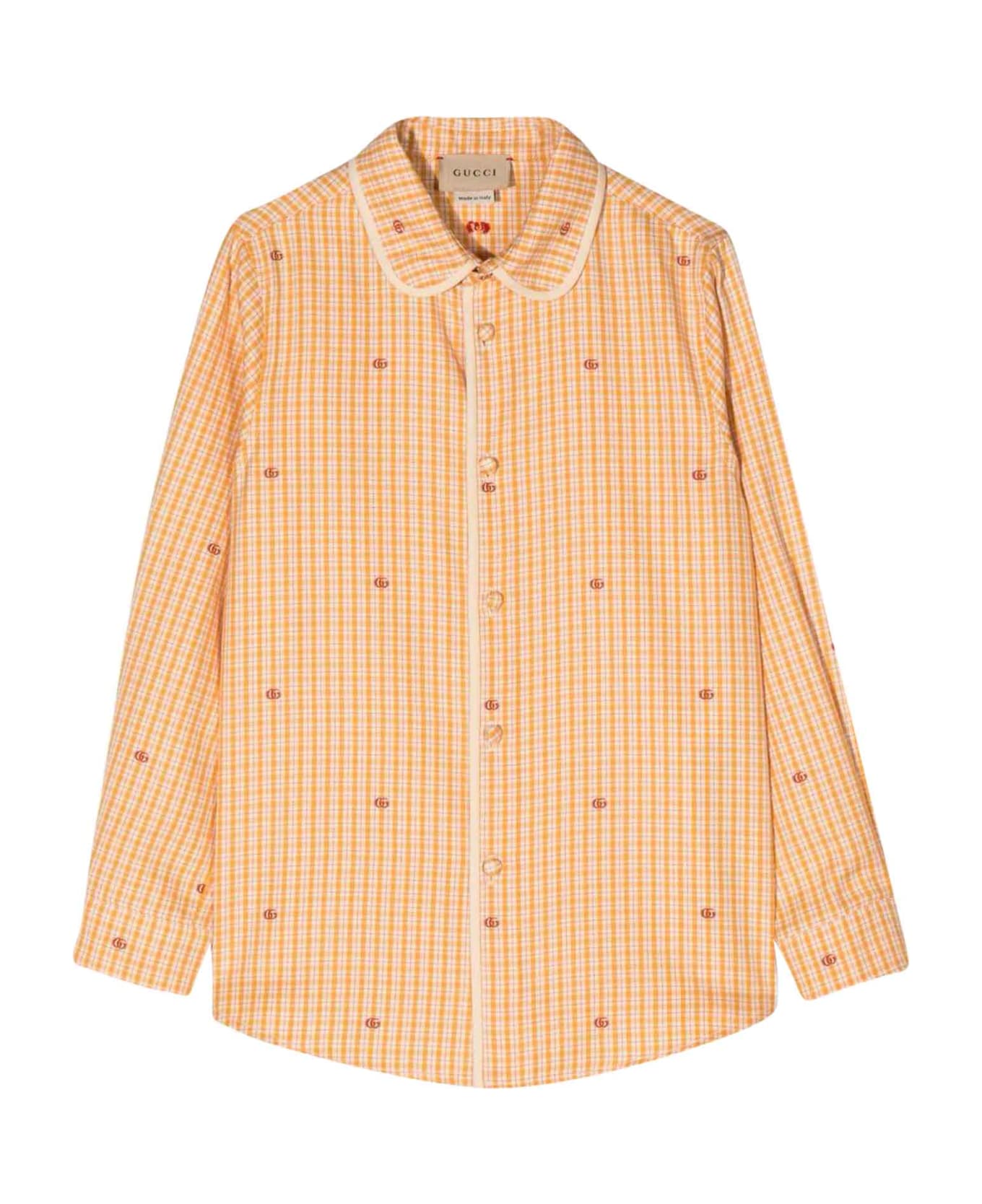 Gucci Orange Shirt Boy - Arancione