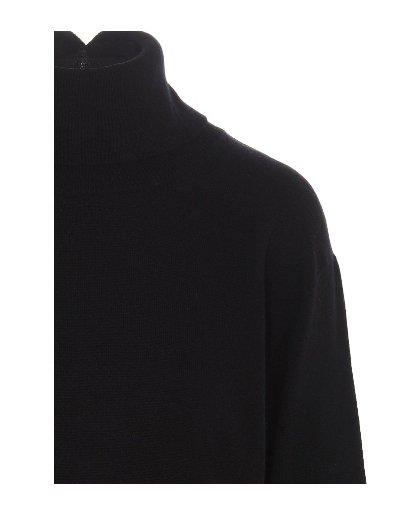 Jil Sander High-neck Plain Knit Sweater