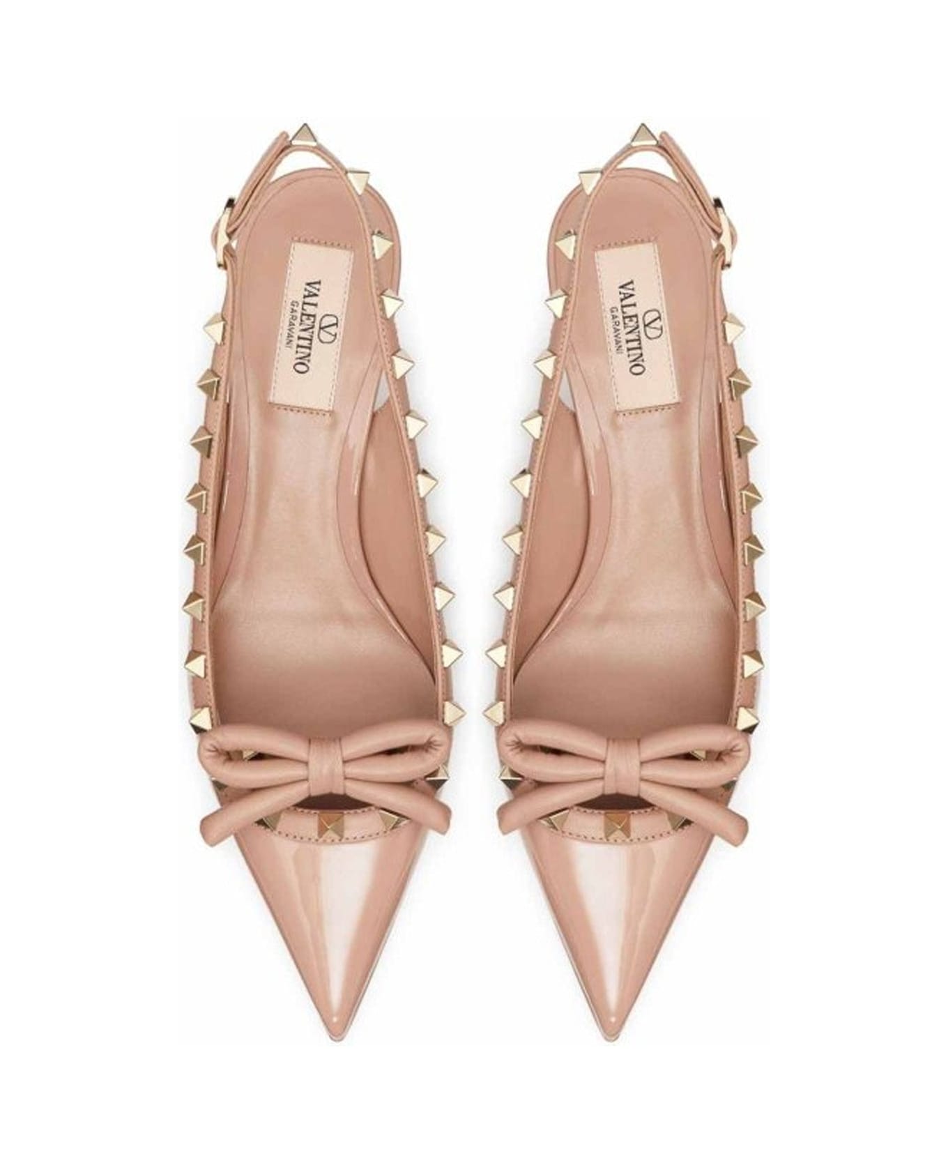 Garavani Leather Slingback Pumps - Thumbnail 4