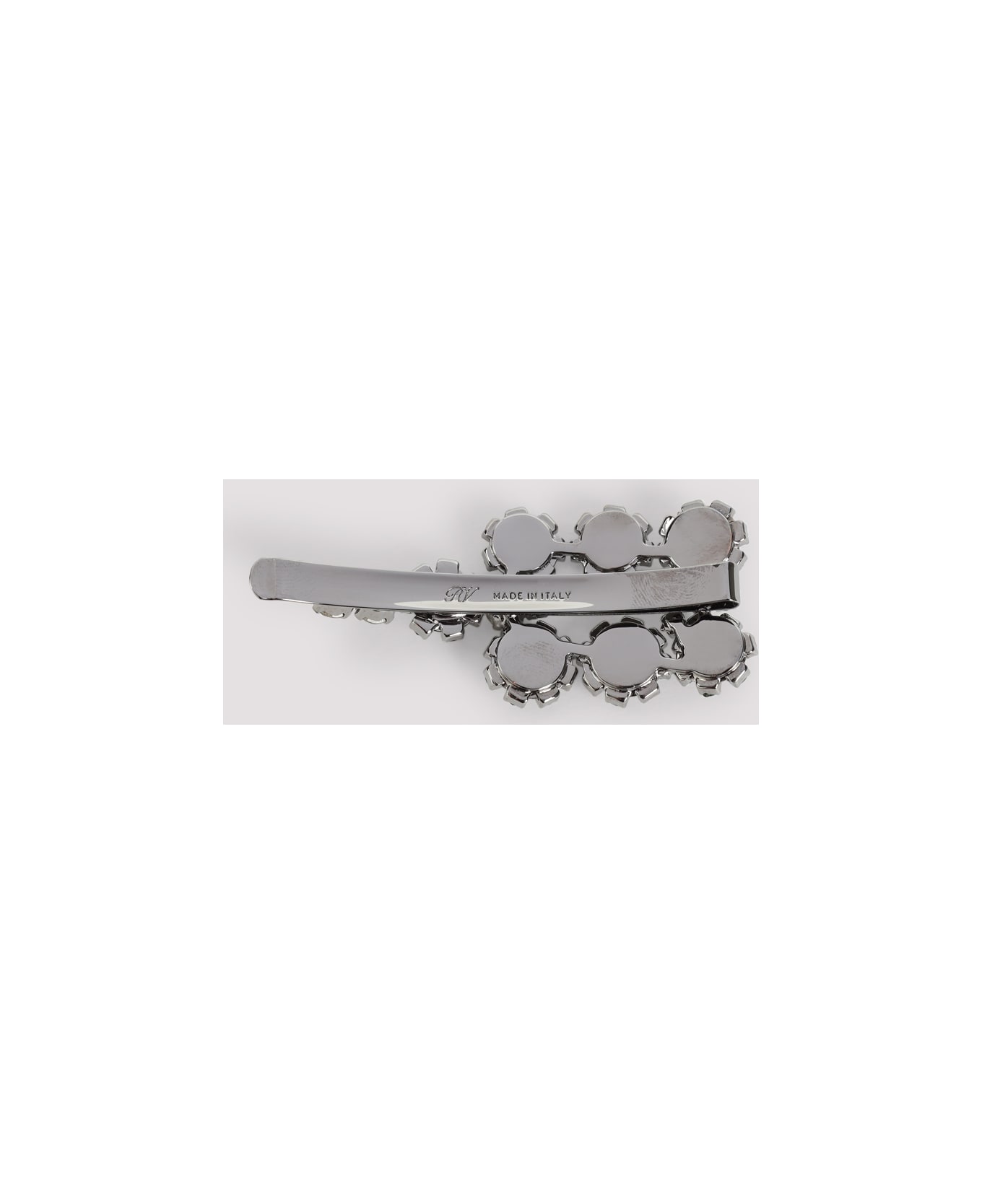 Roger Vivier Flower Strass Hair Clip - Crystal