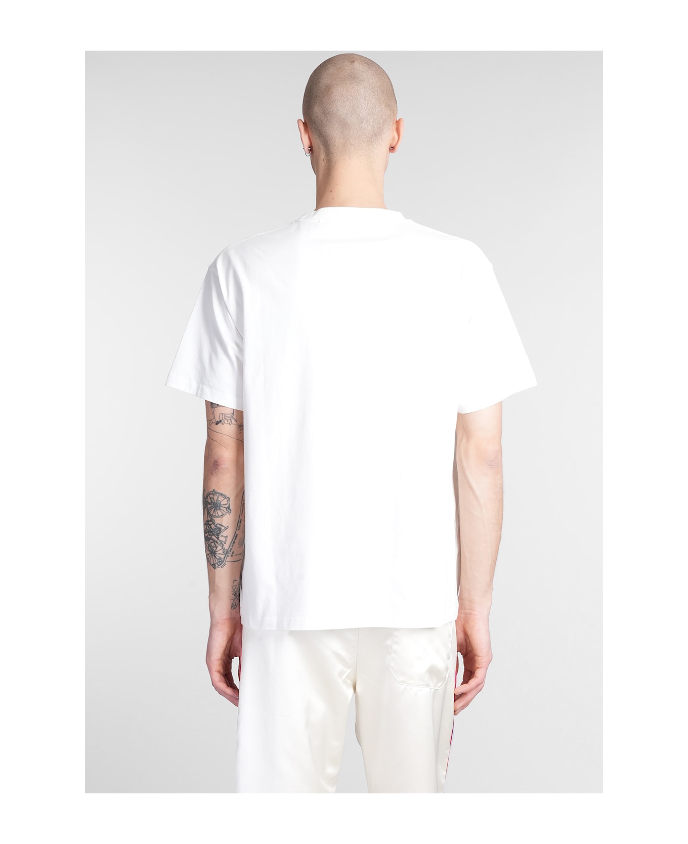 Bode T-shirt In White Cotton - white