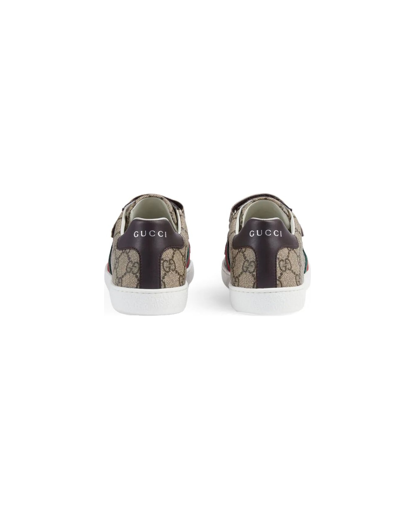 Gucci Sneaker Plastic - TEEN glitter touch-strap sandals