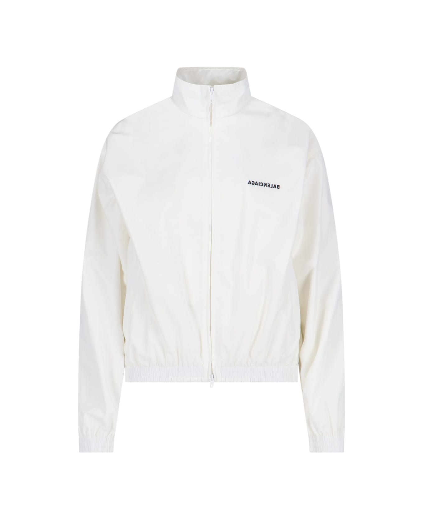 Balenciaga Logo Tech Jacket - White