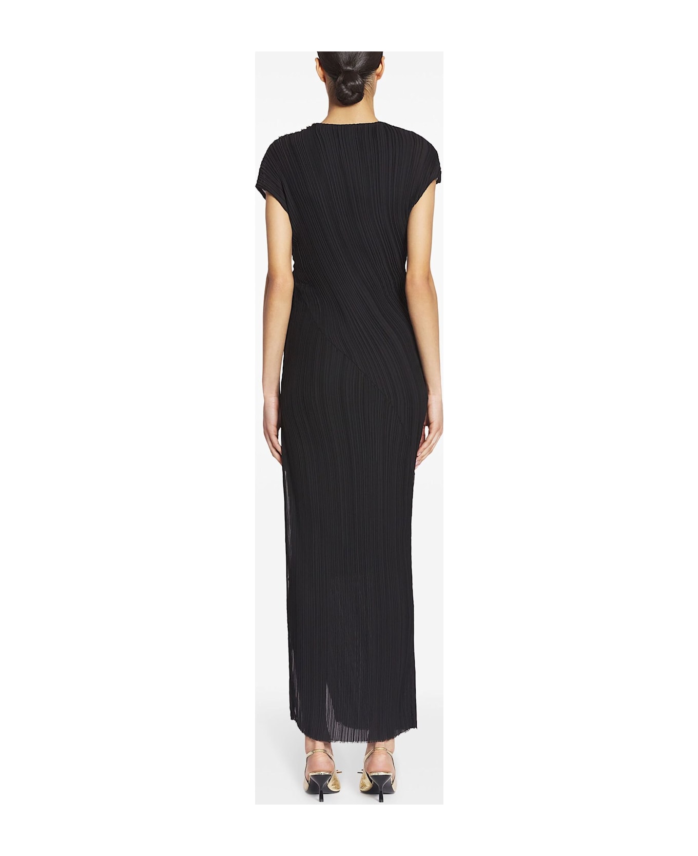 Lanvin Black Midi Dress - Black