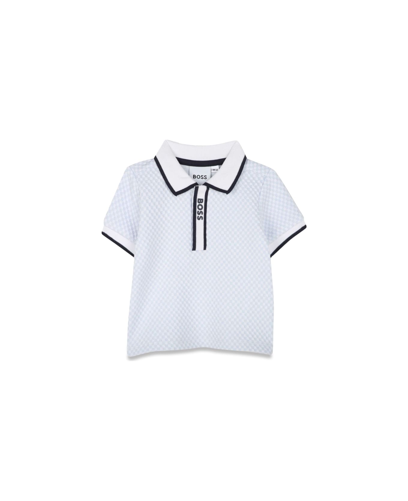 Hugo Boss Polo Shirt Set With Bermuda Shorts - BLUE