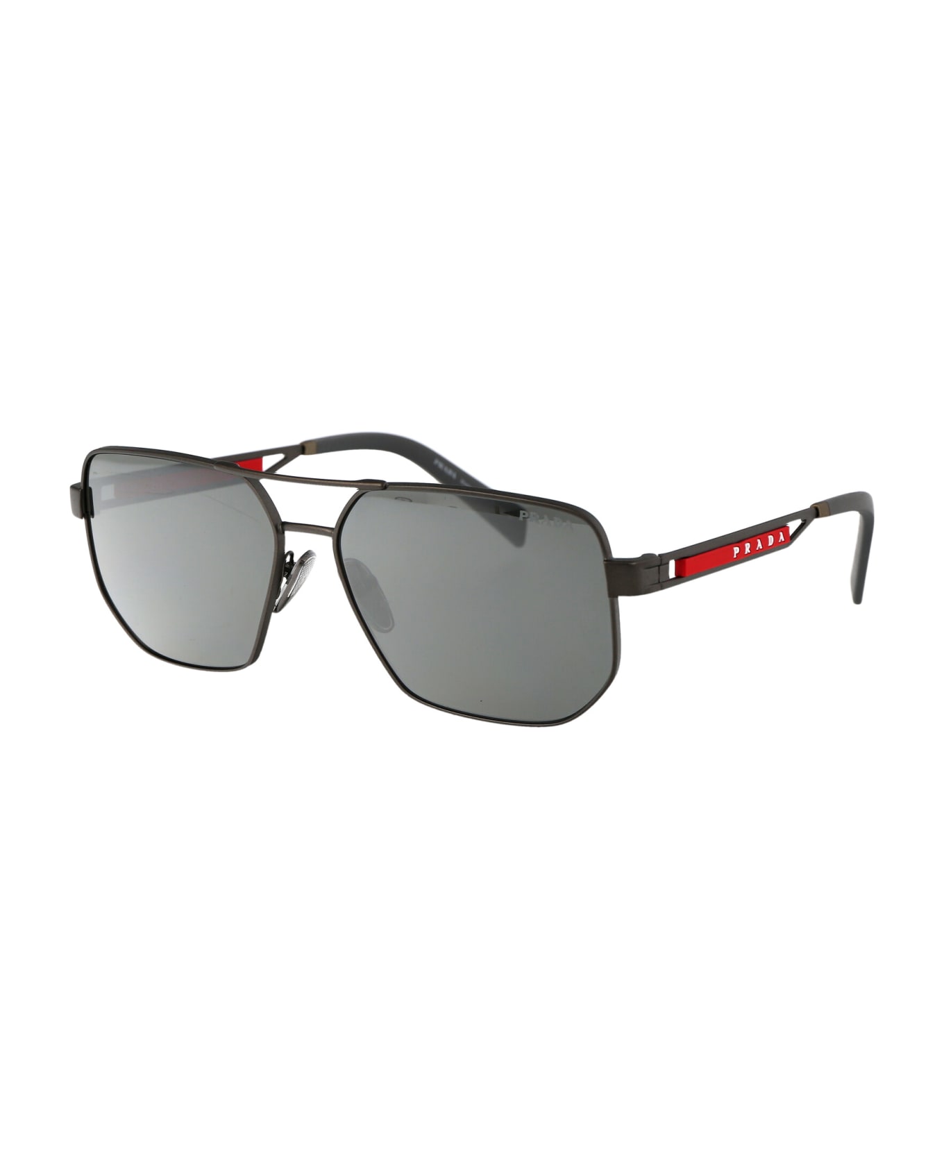 Prada Linea Rossa 0ps 51zs Sunglasses - 19K60A Matte Gunmetal