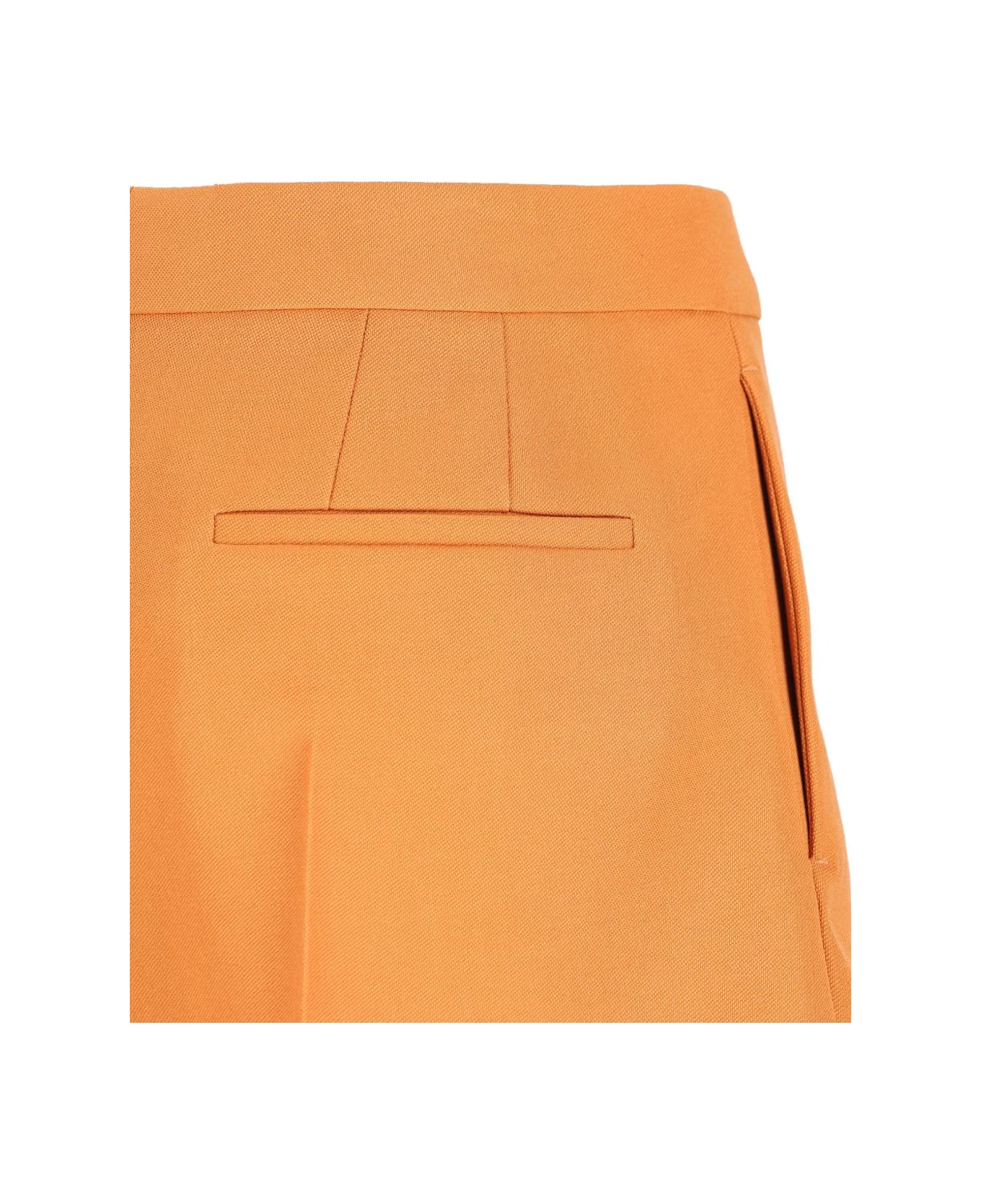 Fendi Wool Shorts - Orange