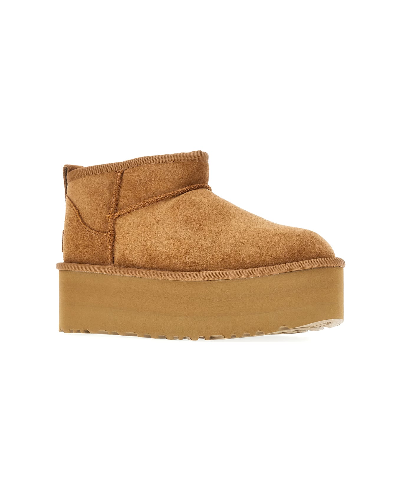 UGG Biscuit Suede Classic Ultra Mini Ankle Boots - CHE