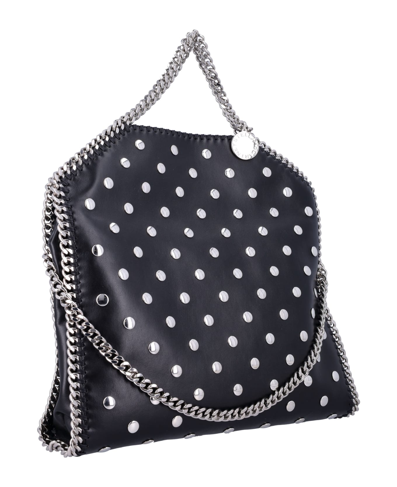 Stella McCartney Studded 3 Chains Falabella Bag - BLACK