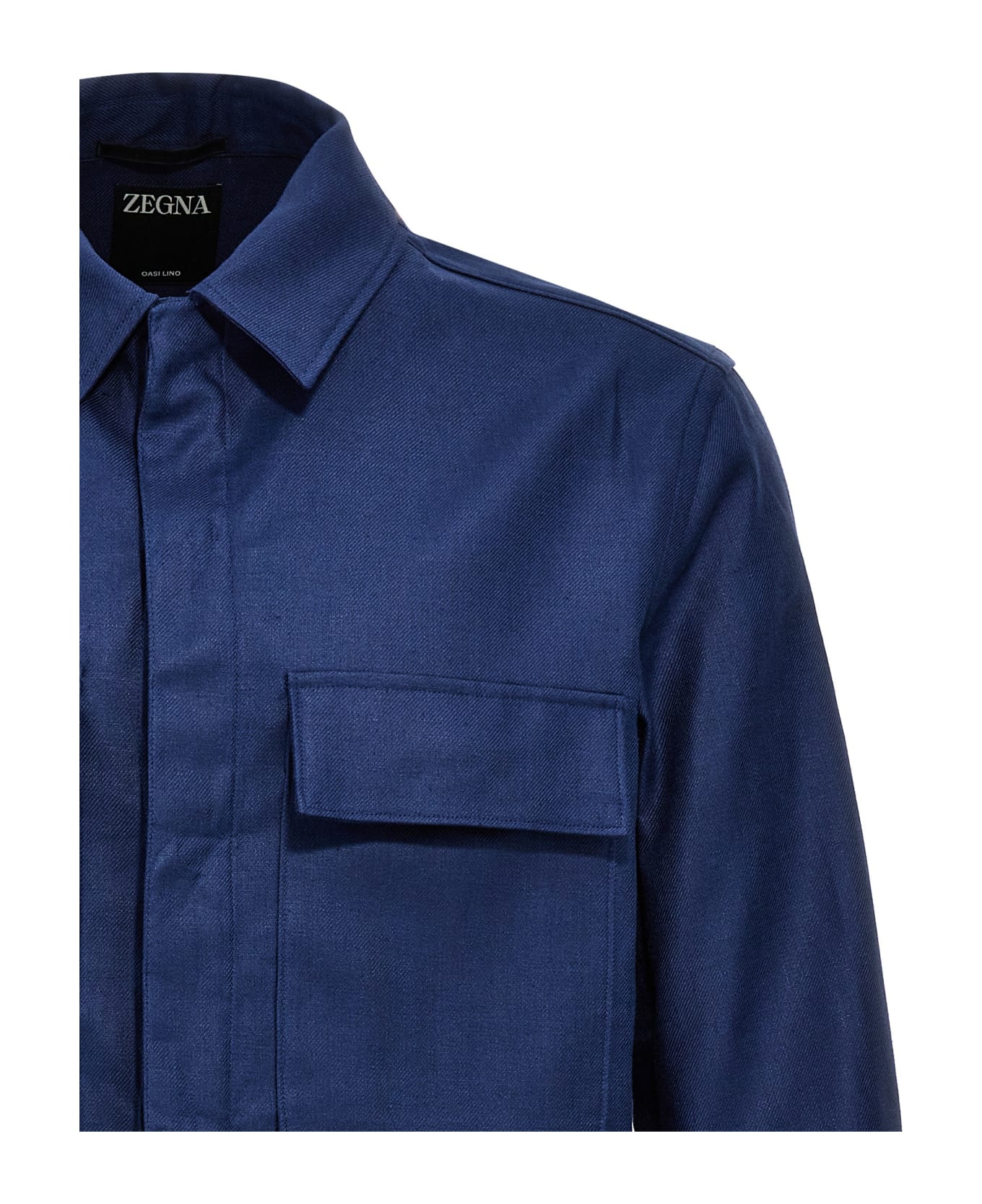 Zegna Linen Jacket - Blue ジャケット