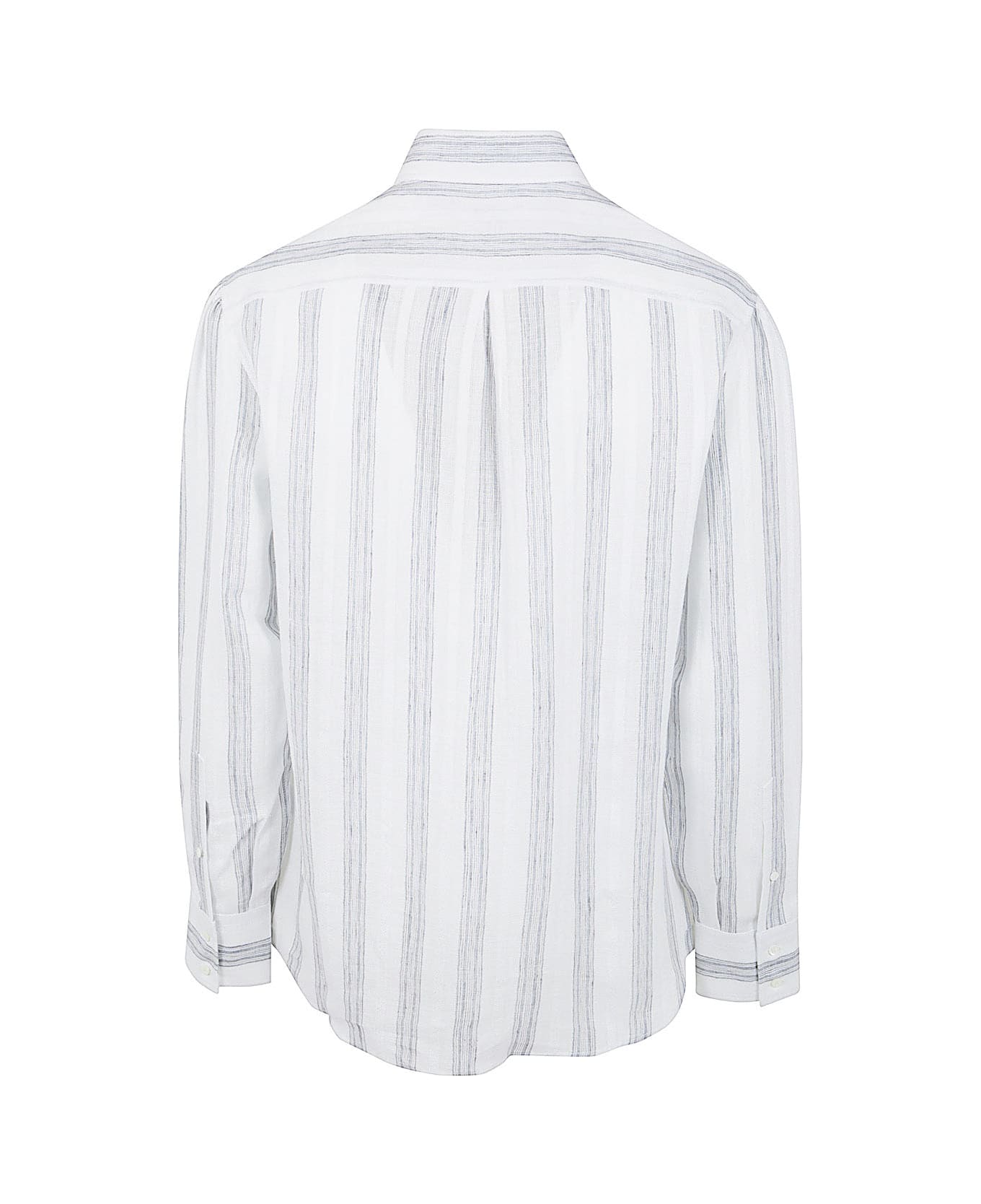 Brunello Cucinelli Shirt - White Grey シャツ