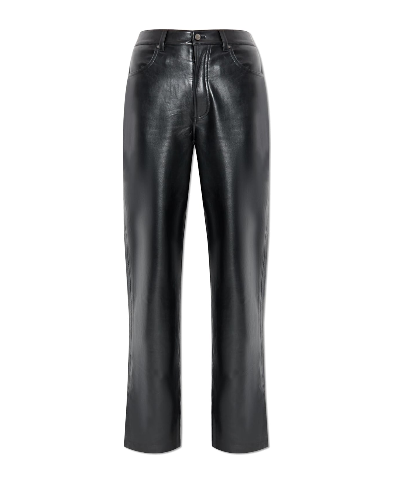 Anine Bing Pants With Pockets - BLACK