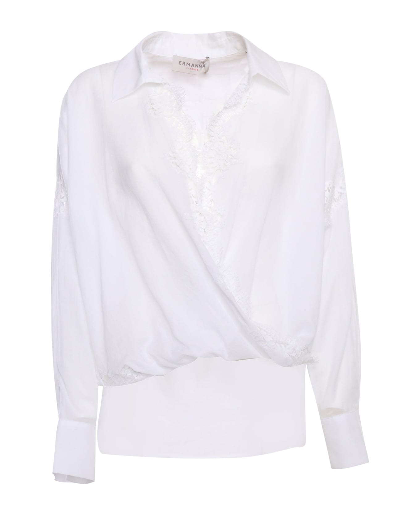 Ermanno Ermanno Scervino White Shirt - WHITE ブラウス
