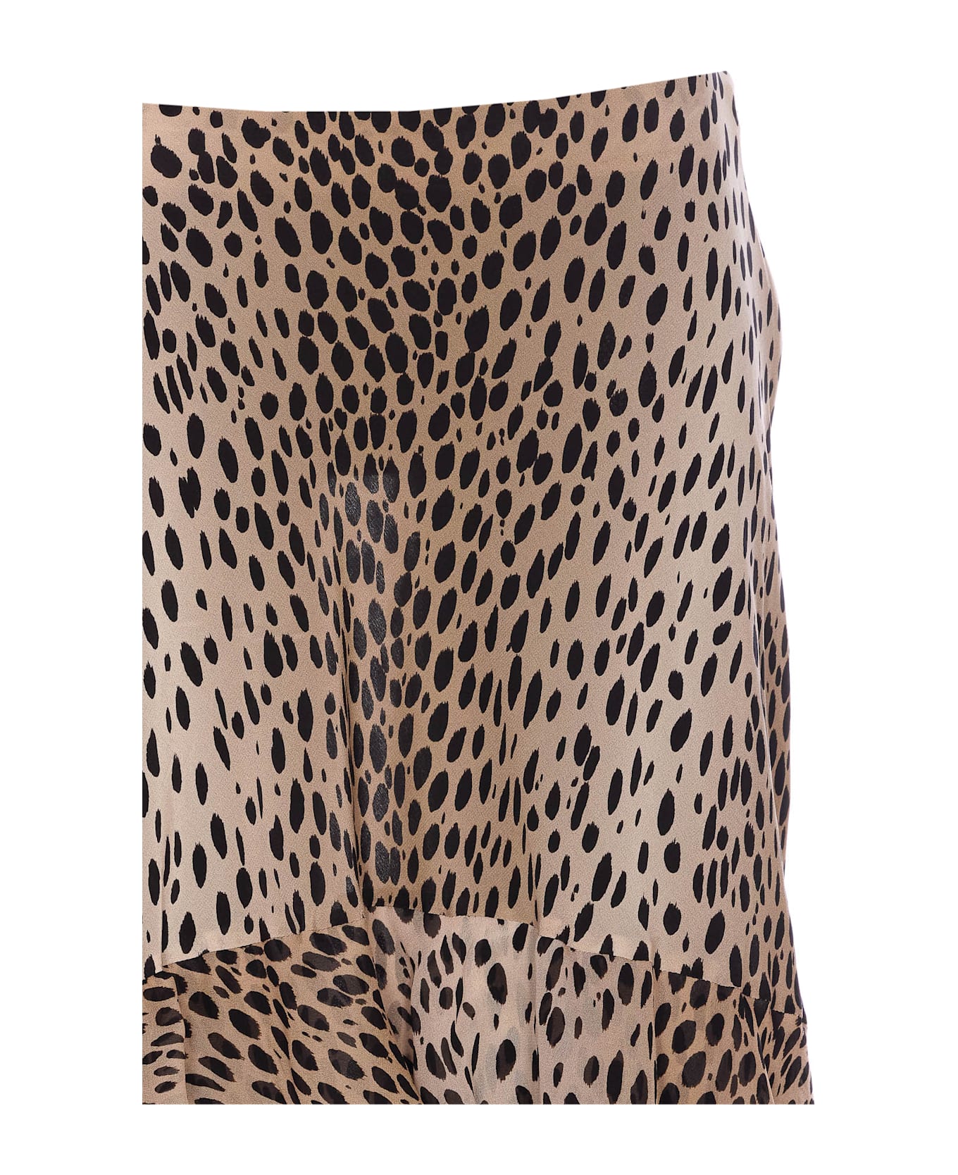 RIXO Preslee Skirt - Brown
