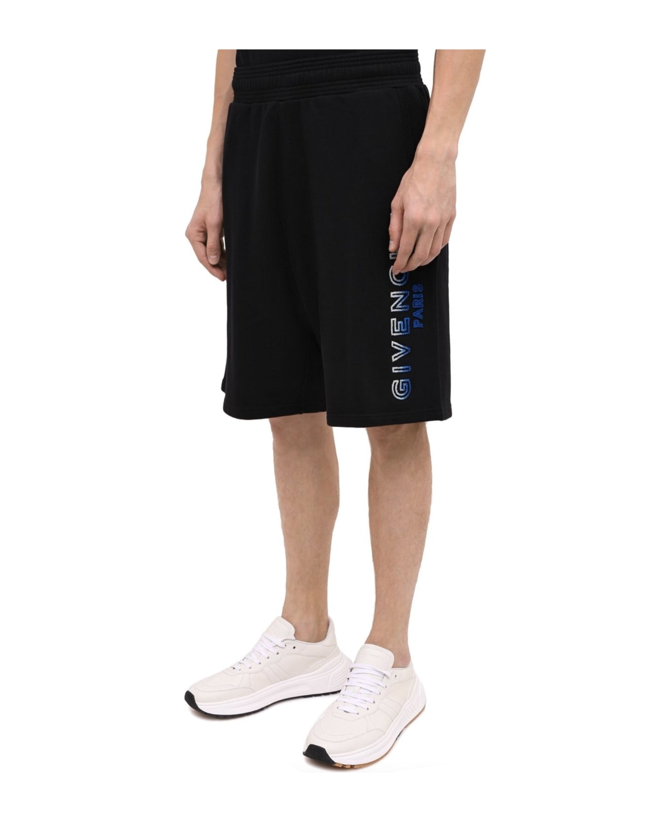 Givenchy Logo Track Shorts - Black ショートパンツ