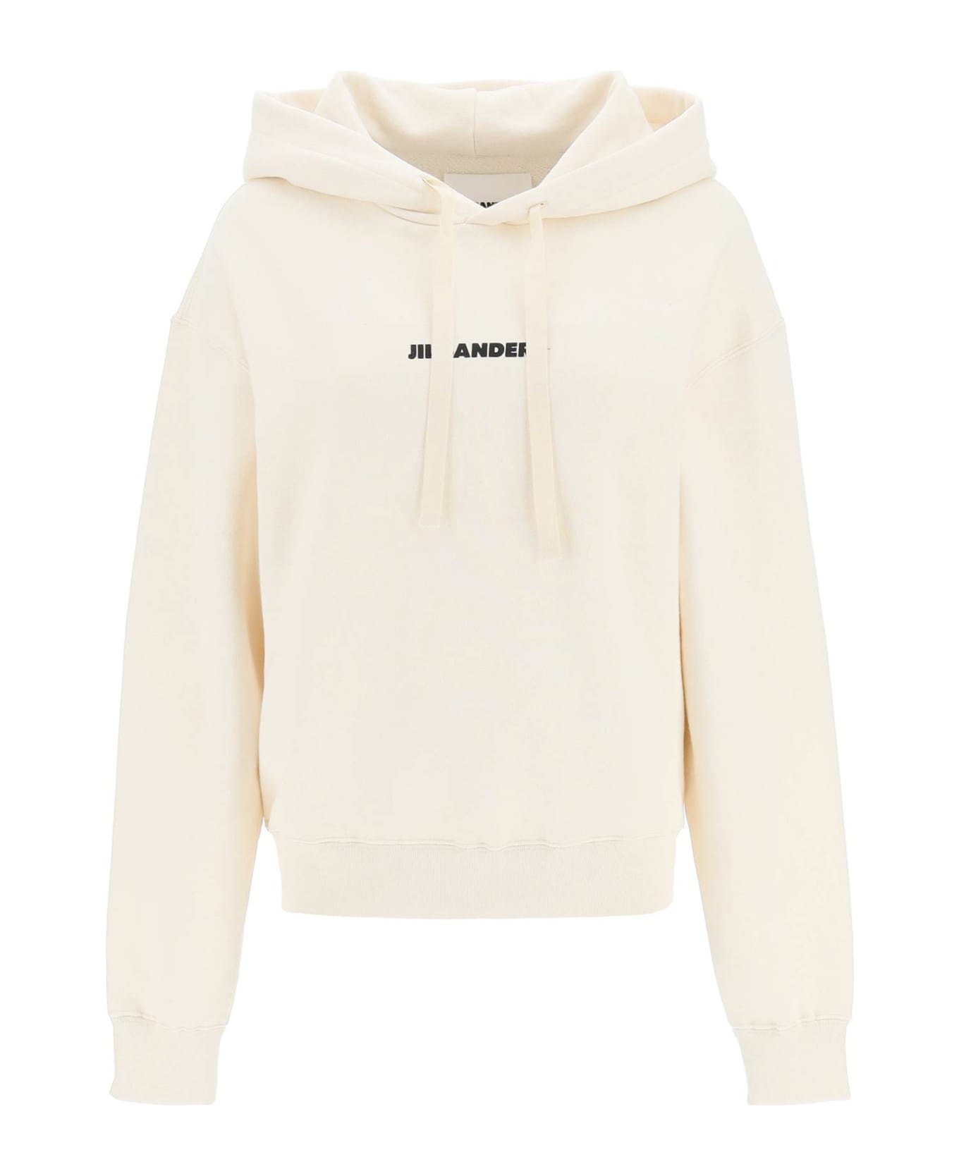 Jil Sander Logo Hoodie - Dune