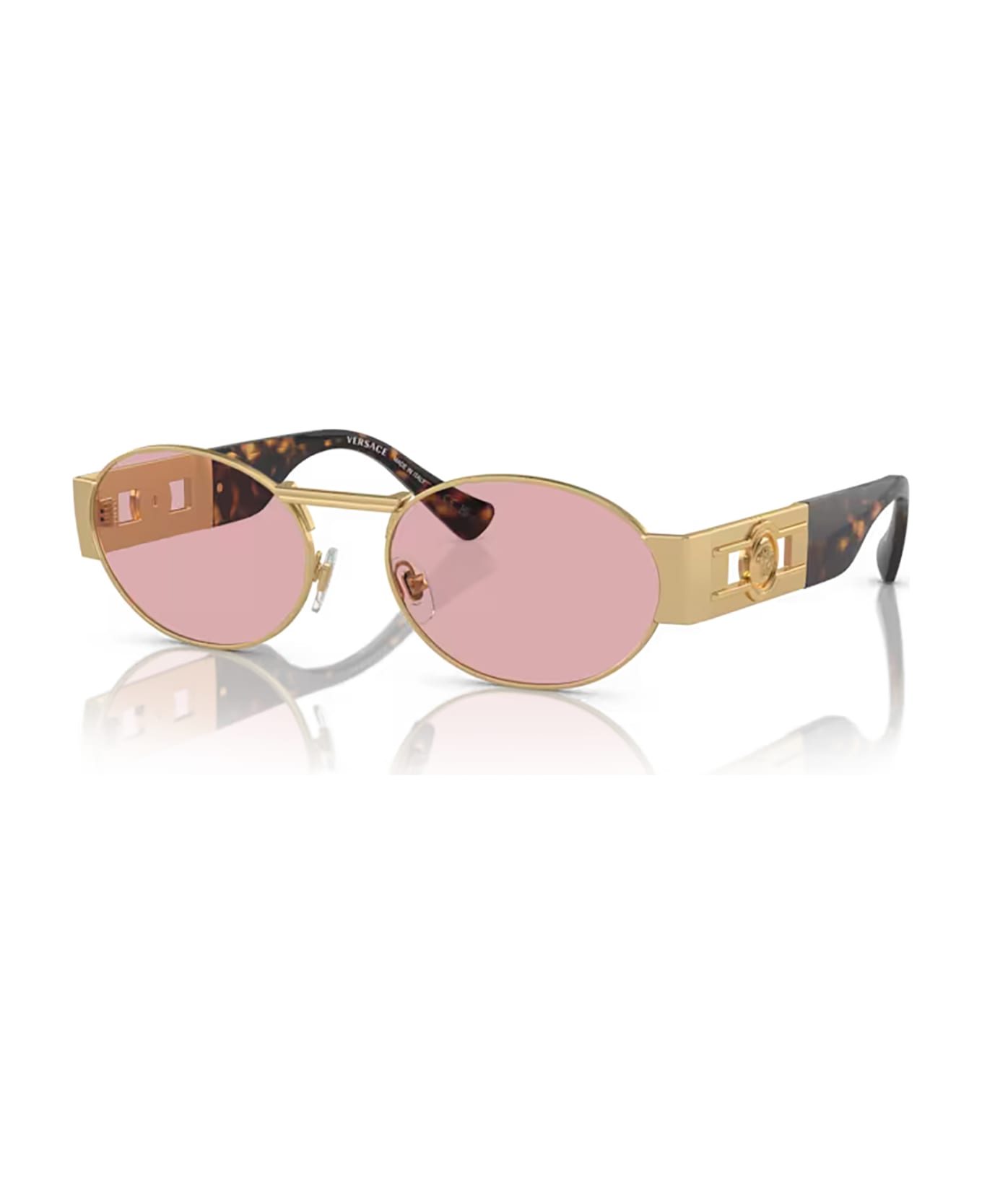 Versace Eyewear Ve2264 Matte Gold Sunglasses - Matte gold
