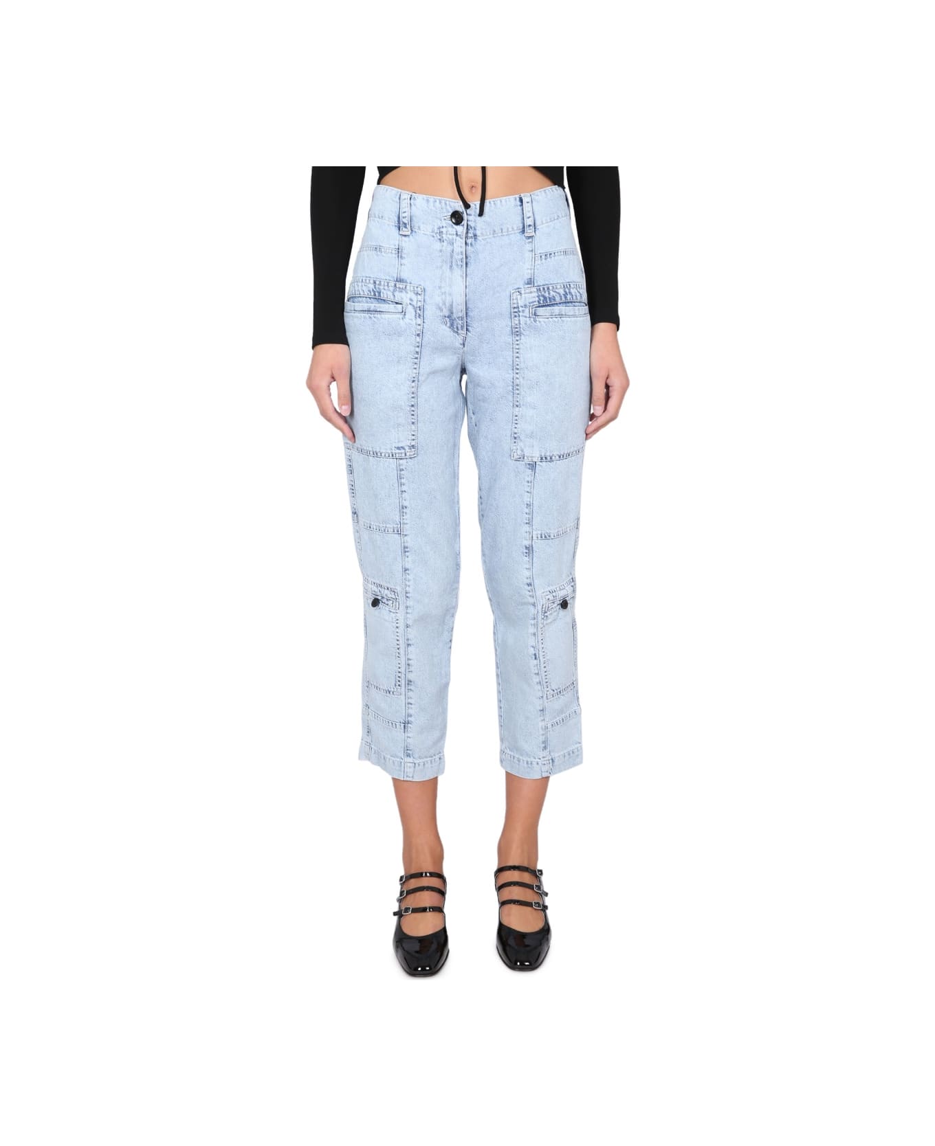 Proenza Schouler White Label Jeans In Denim - AZURE