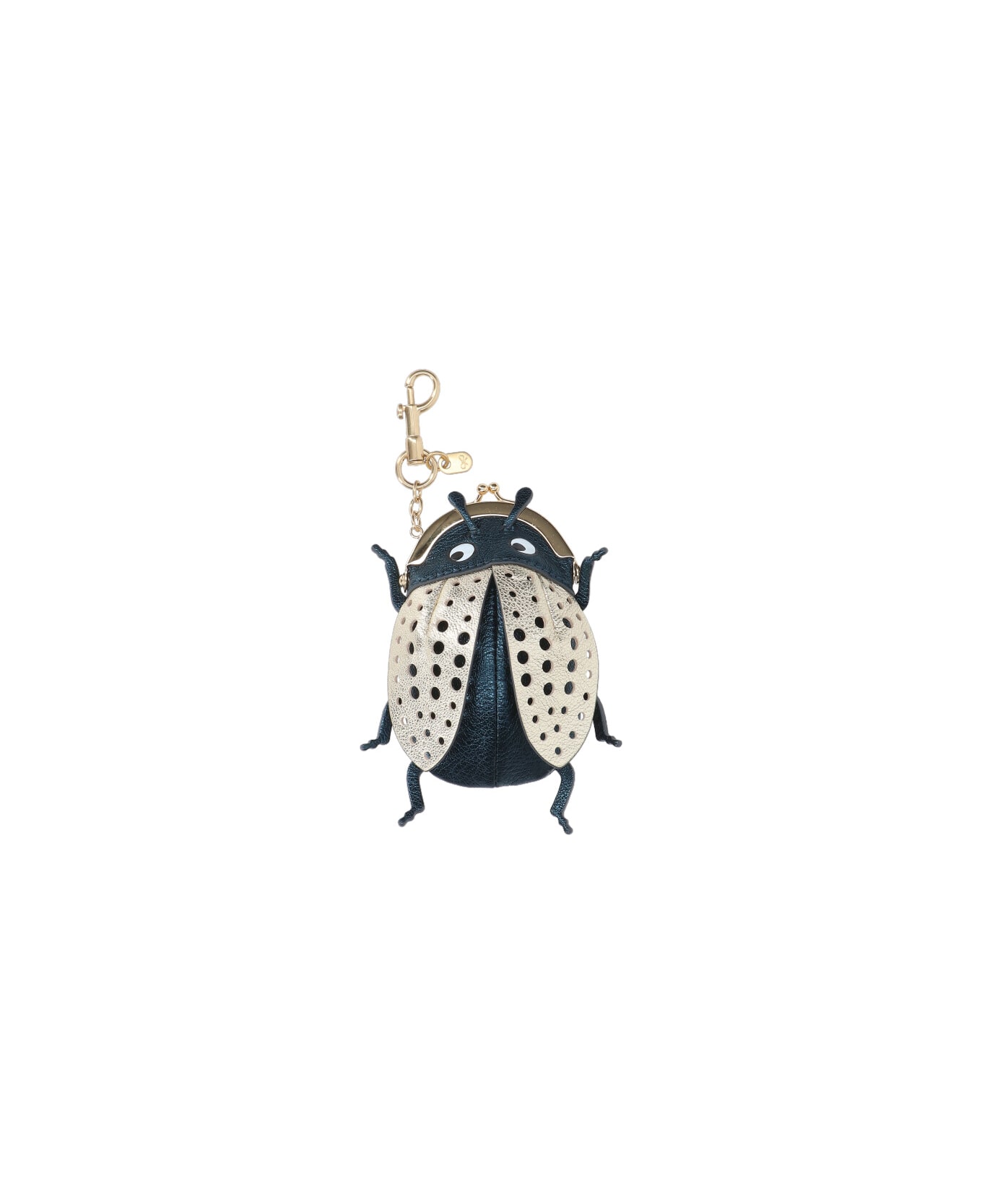 Anya Hindmarch 'bug' Keyring Charm - Green