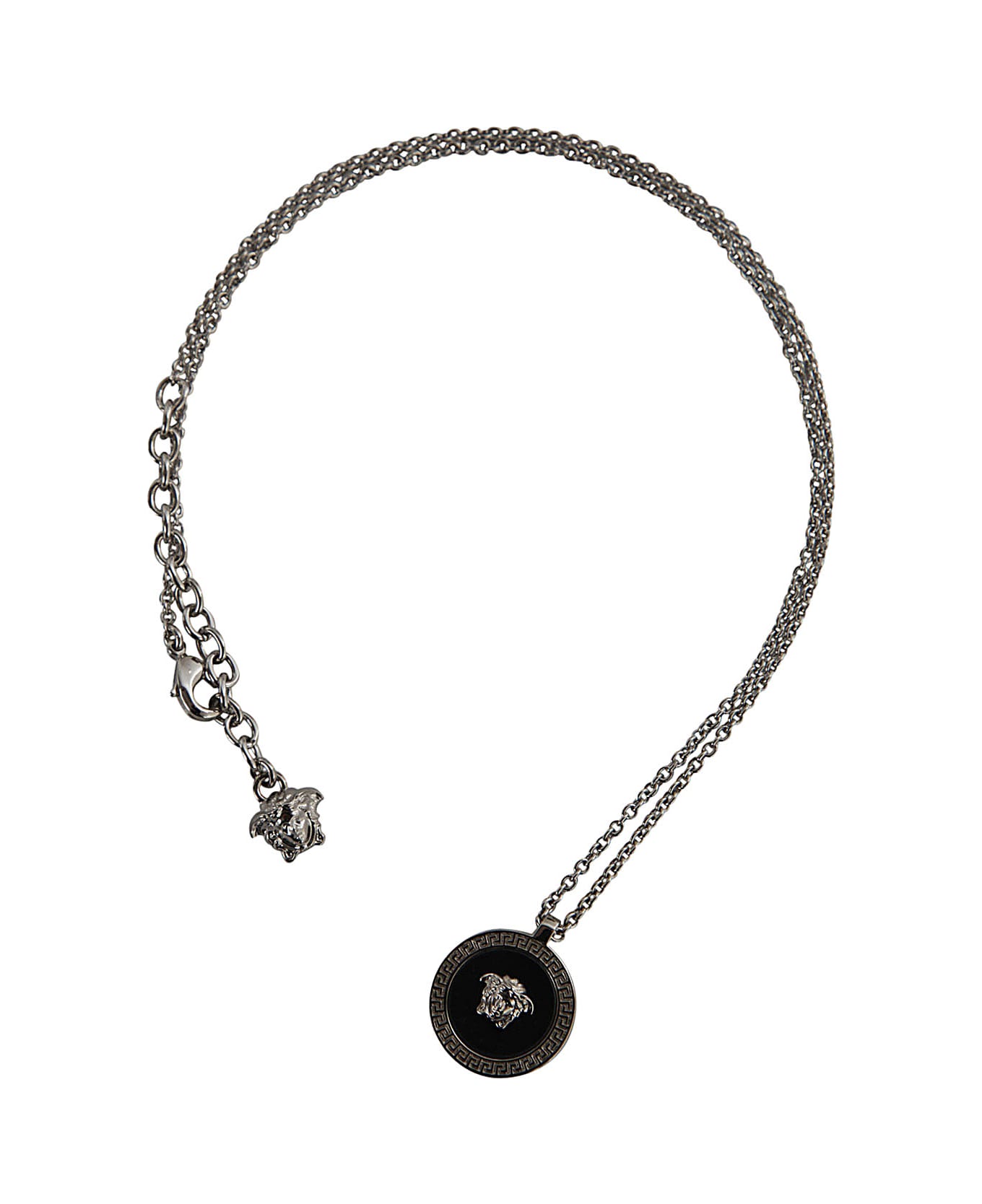 Versace Necklace Metal - Palladium Black