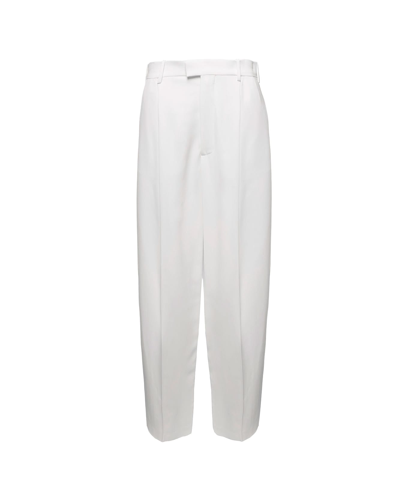 Marni Classic Trousers, With Pinces - White ボトムス