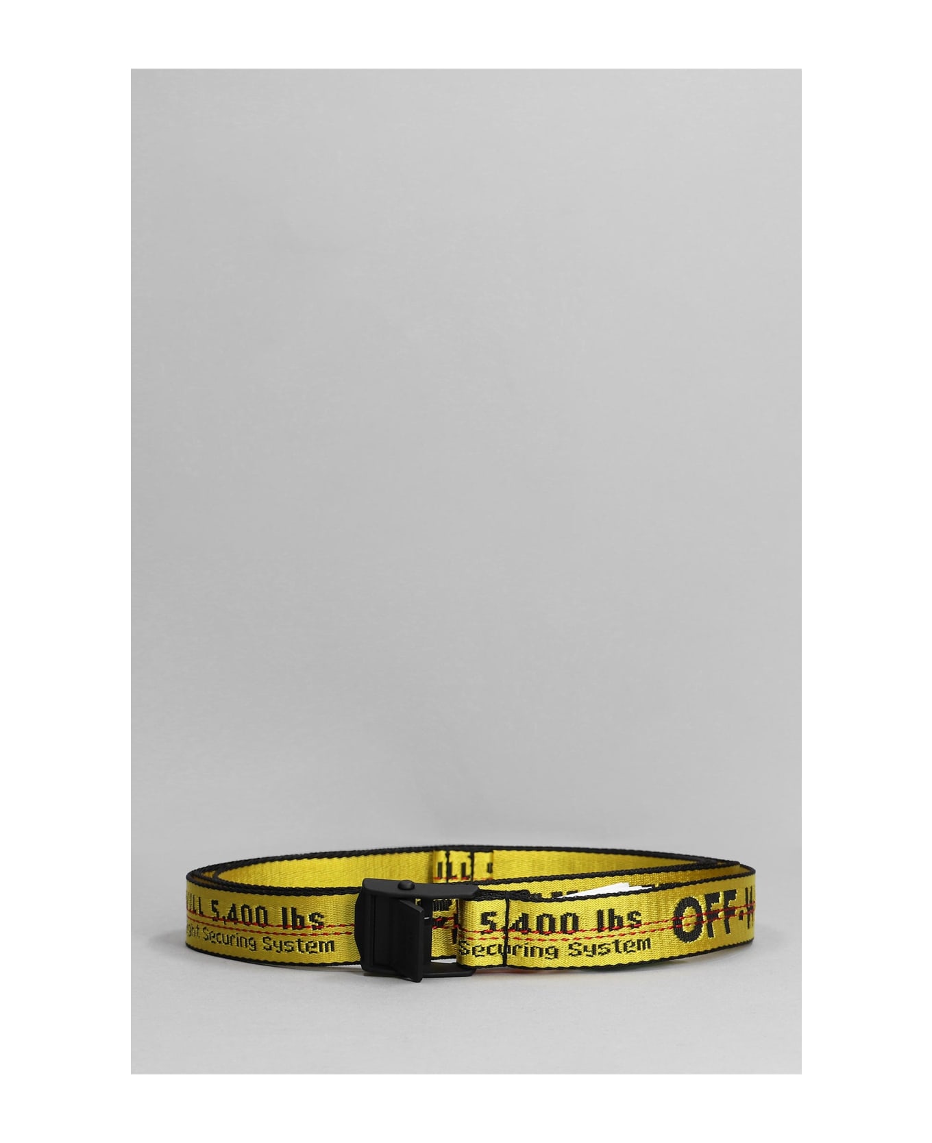 Off-White Belts In Yellow Synthetic Fibers - yellow