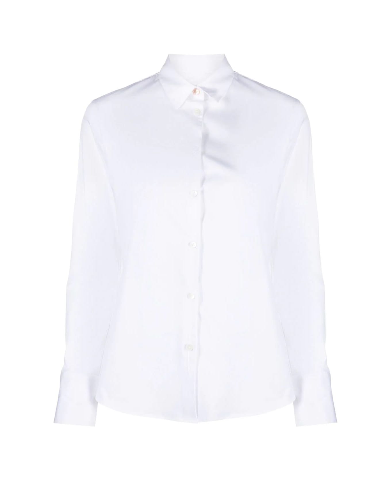 PS by Paul Smith Spray Swirl Cuff Shirt - White