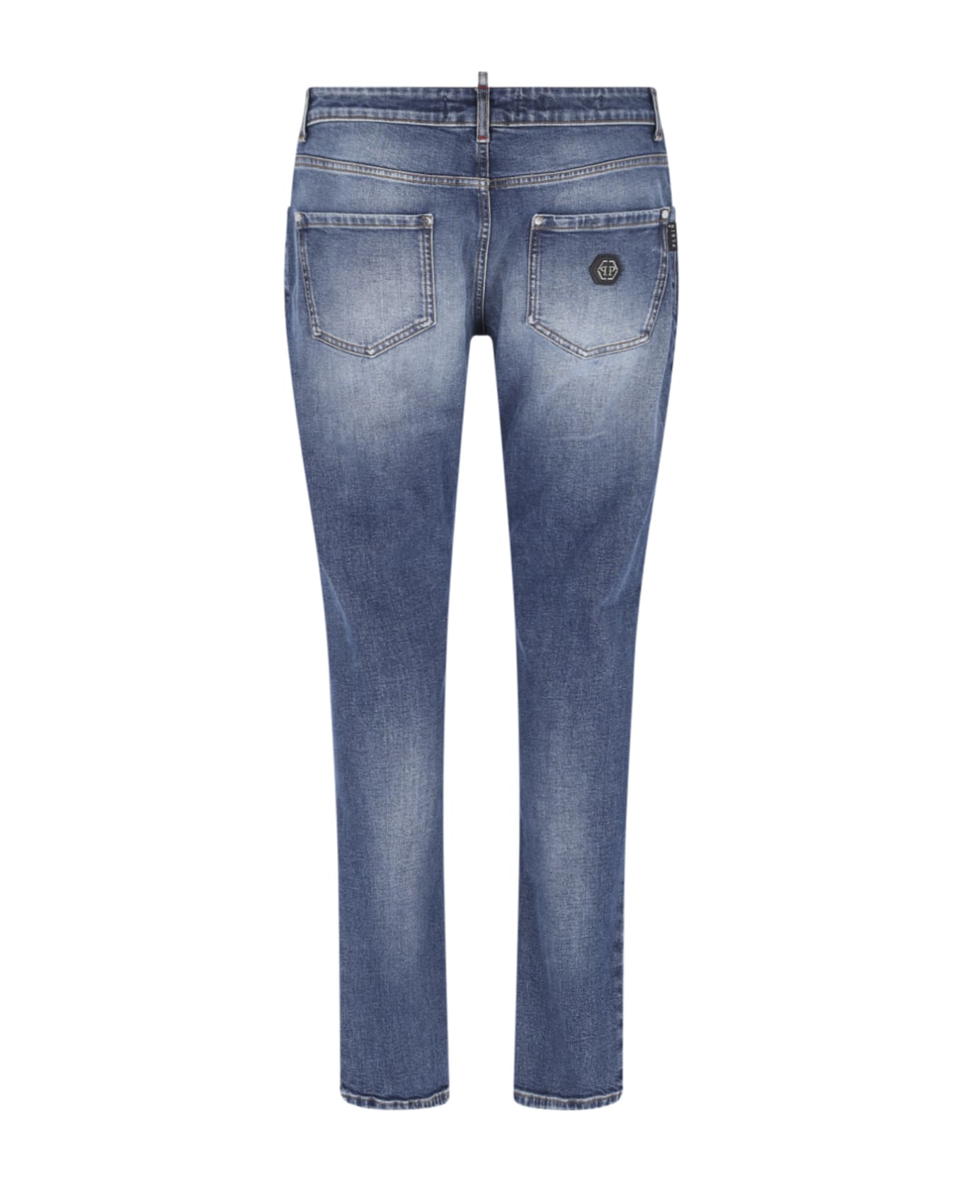 Philipp Plein Straight Jeans - Blue