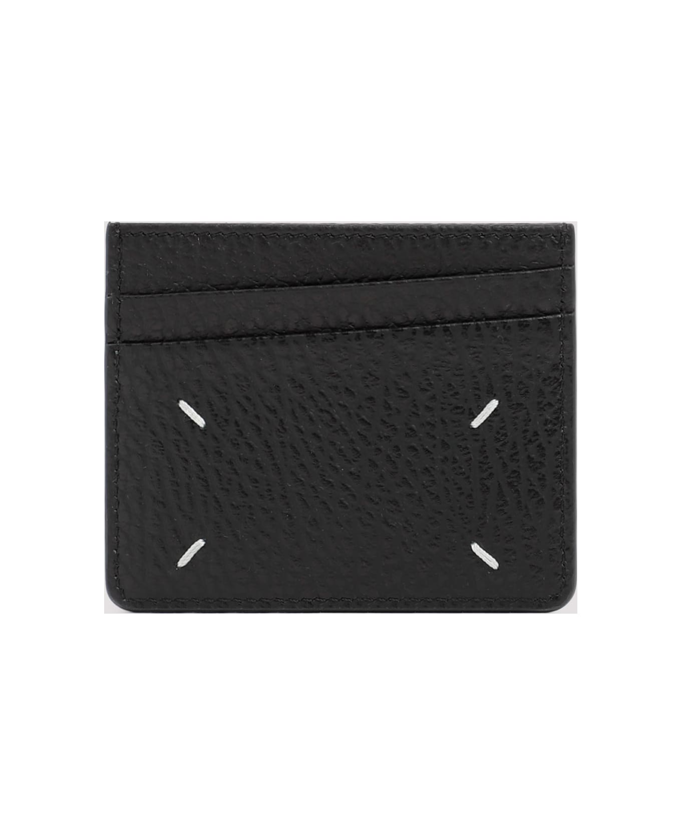 Maison Margiela Leather 6 Card Holder - Black