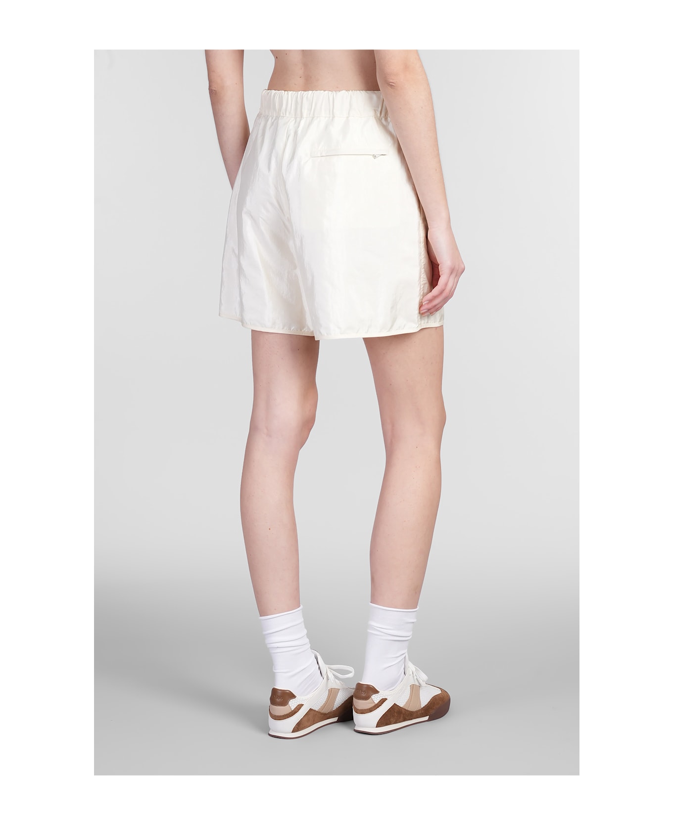 Jil Sander Trousers 256 Short Shorts In Beige Polyamide - beige