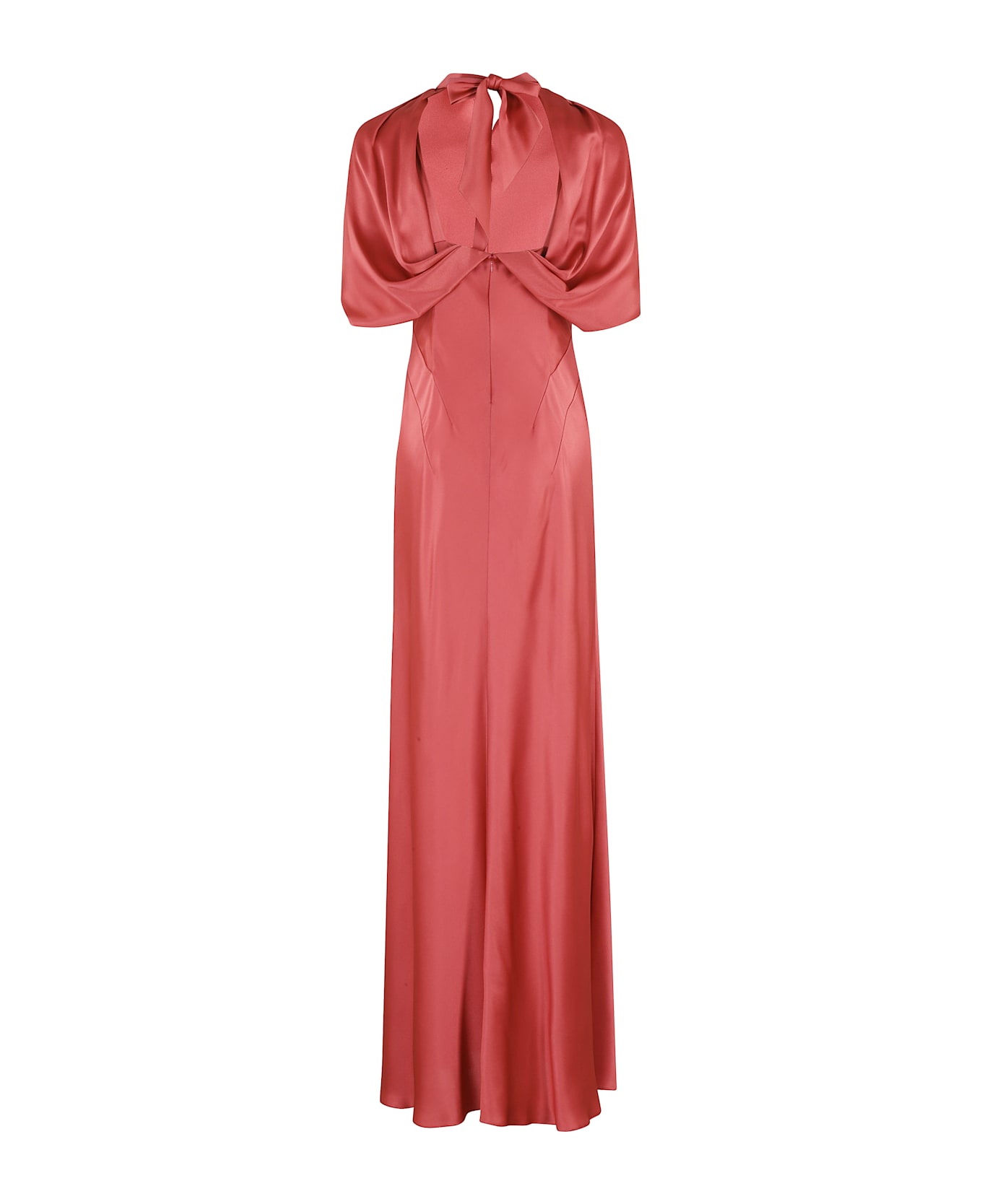 Alberta Ferretti Abito Satin - Viola