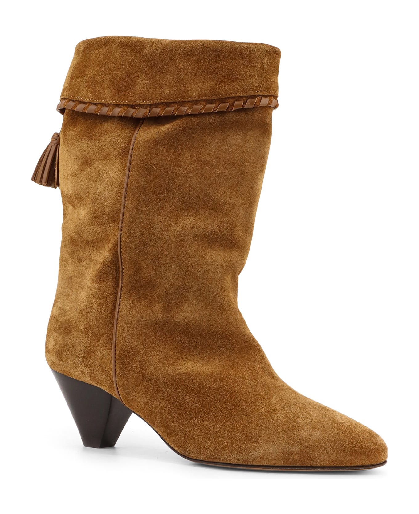 Isabel Marant Dalby Suede Boots - Brandy