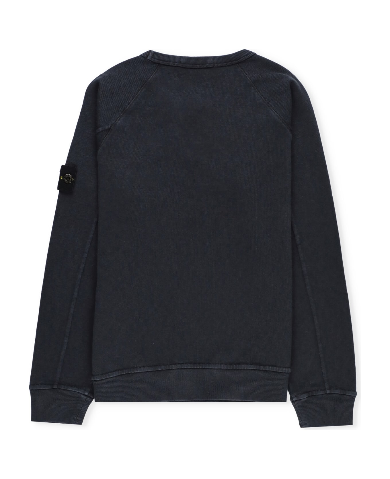 Stone Island Junior Cotton Sweatshirt - Blue ニットウェア＆スウェットシャツ