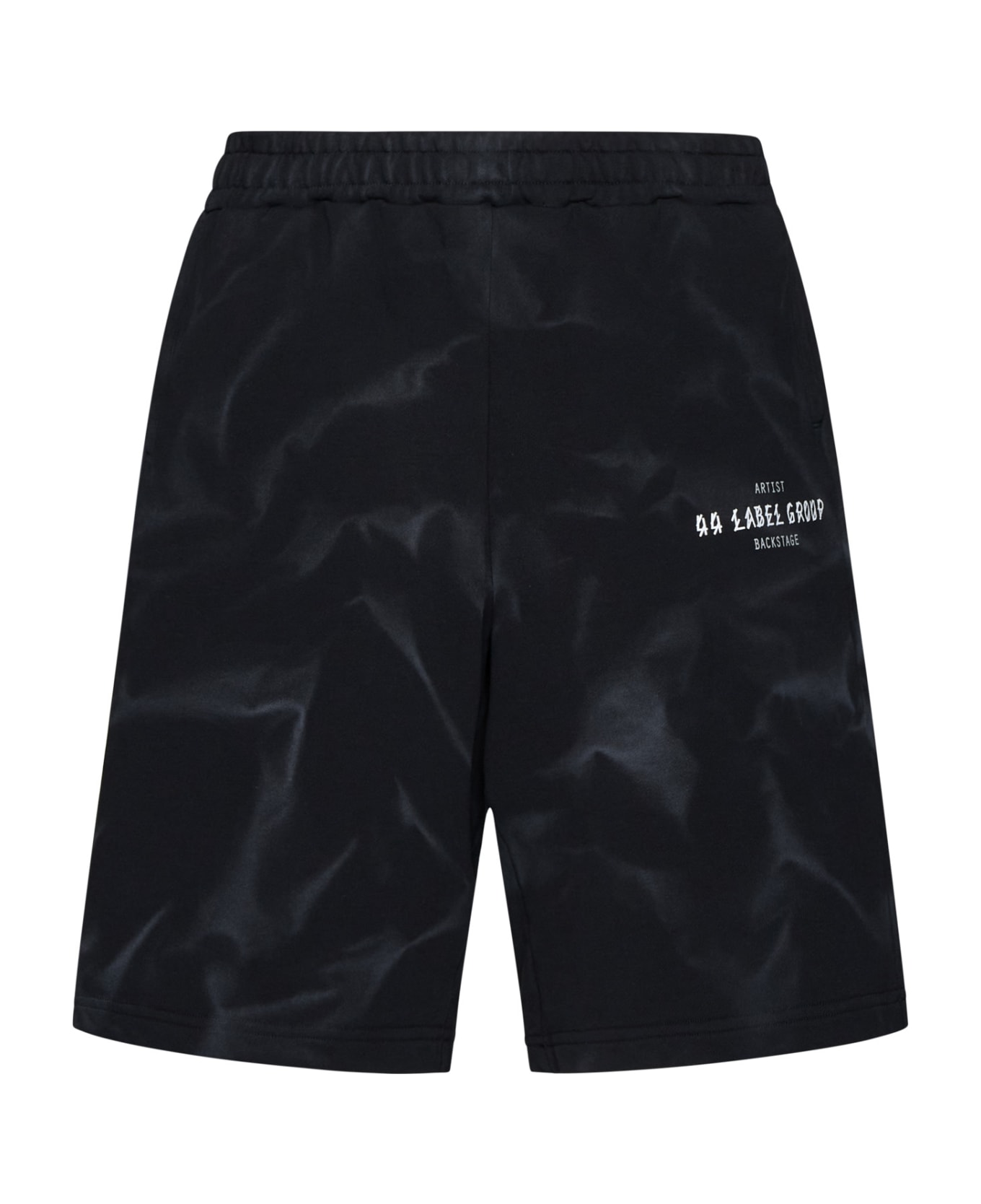 44 Label Group Shorts - Black+effetto smoke
