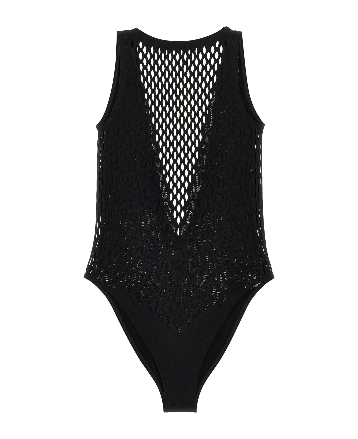Roberto Cavalli 'anatomic' One-piece Swimsuit - Black  