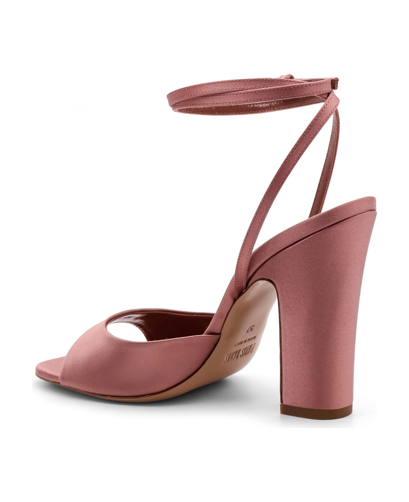 Paris Texas Lara Satin Sandals - Pink
