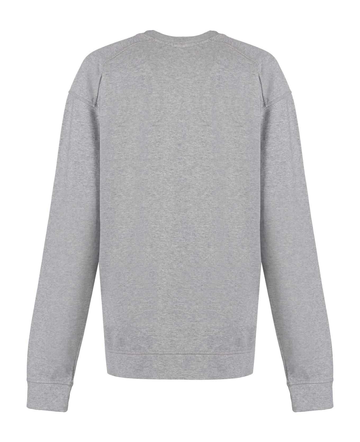 Ganni Cotton Crew-neck Sweatshirt - grey
