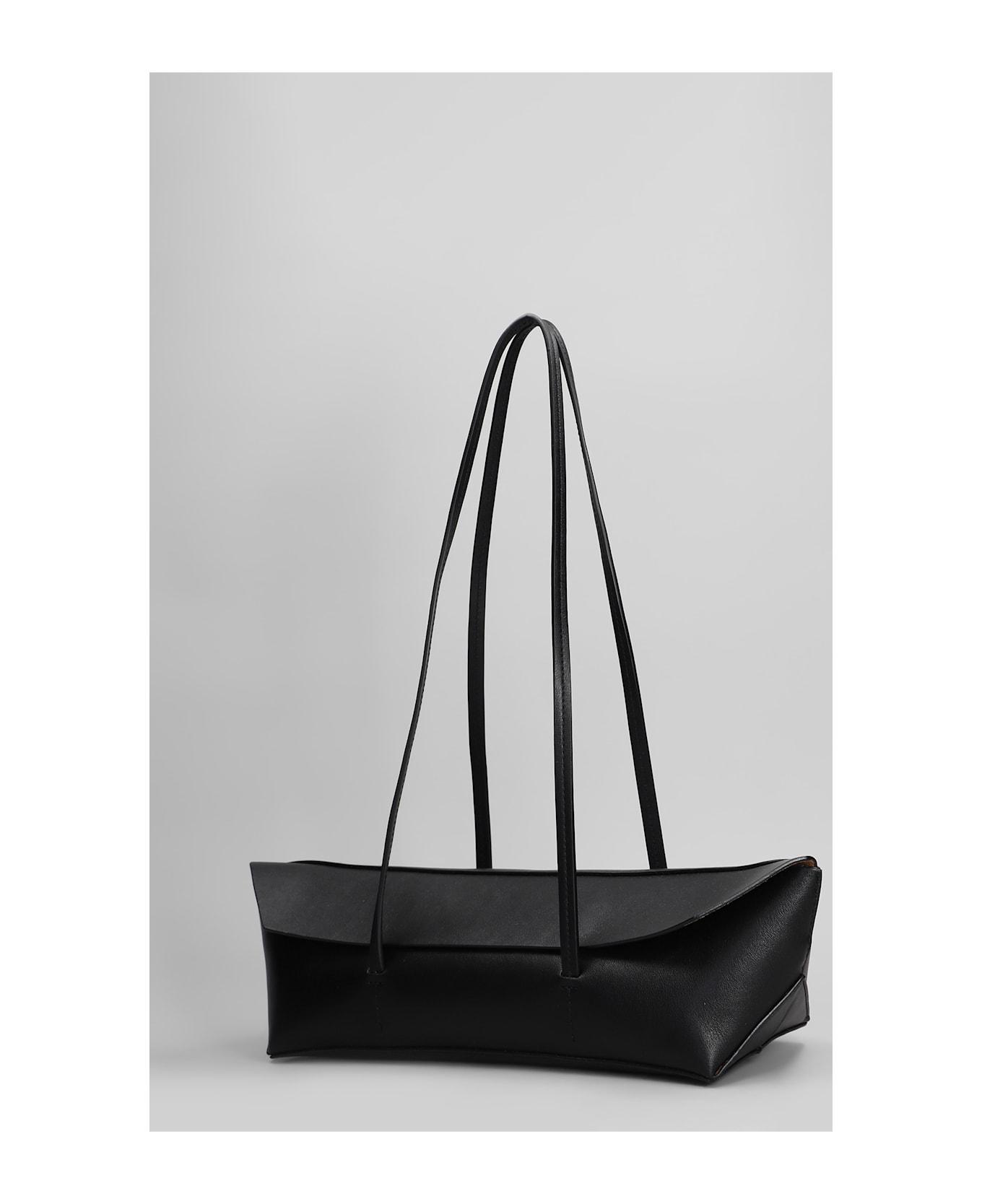 Christopher Esber Gondola Mini Shoulder Bag In Black Leather - black