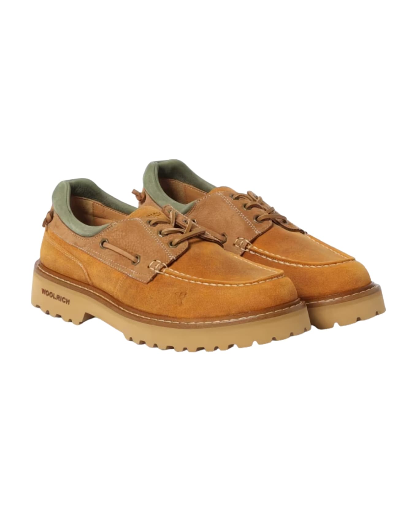 Woolrich Suede Boat Moccasin - Beige