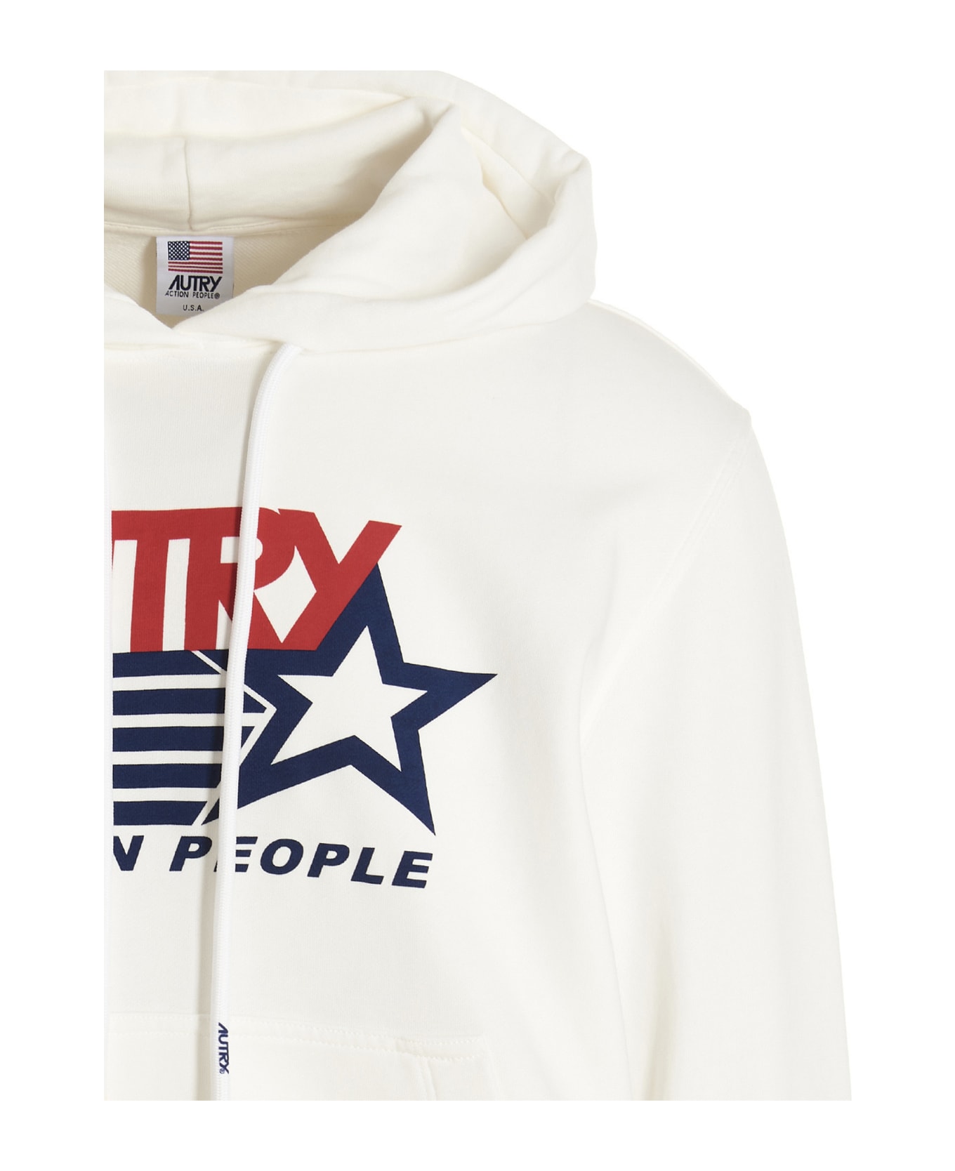 Autry Iconic Action Hoodie - WHITE フリース