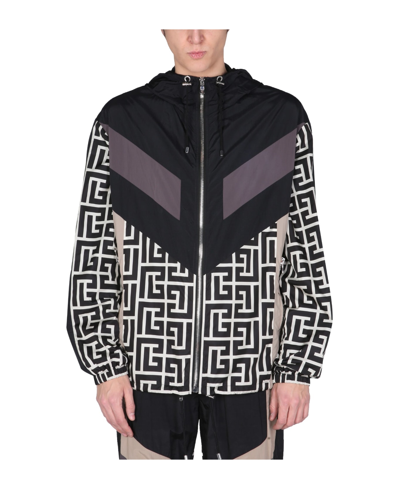 Mens Balmain Coats & Jackets  Maxi Monogram Bomber Jacket • Gollu Binicilik