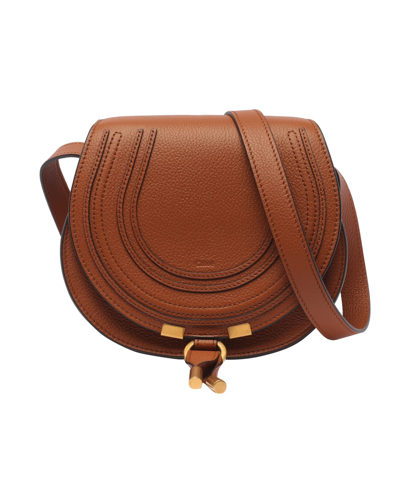 Chloé Small Marcie Crossbody Bag - Brown