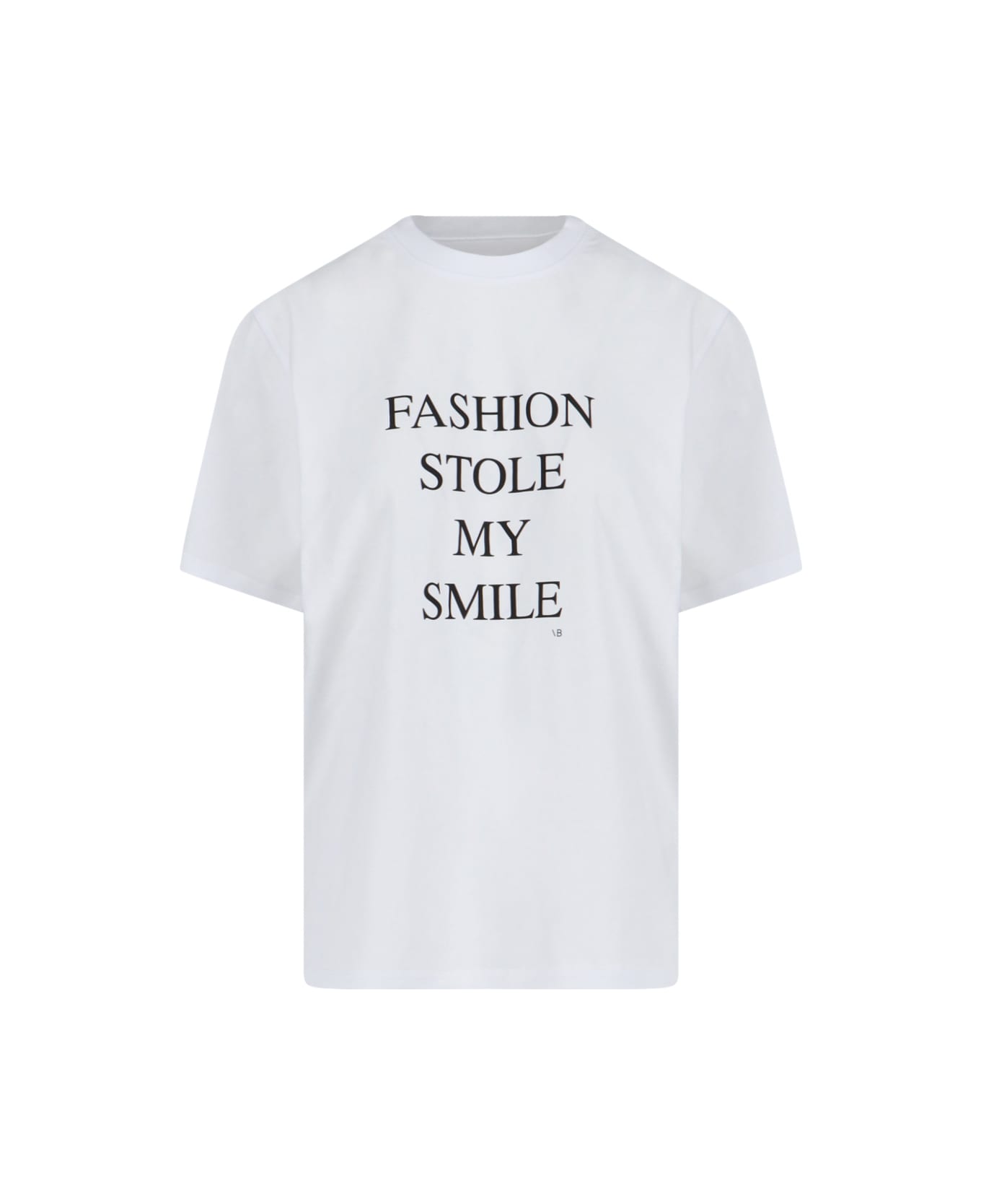 Victoria Beckham 
slogan
 T-shirt - White