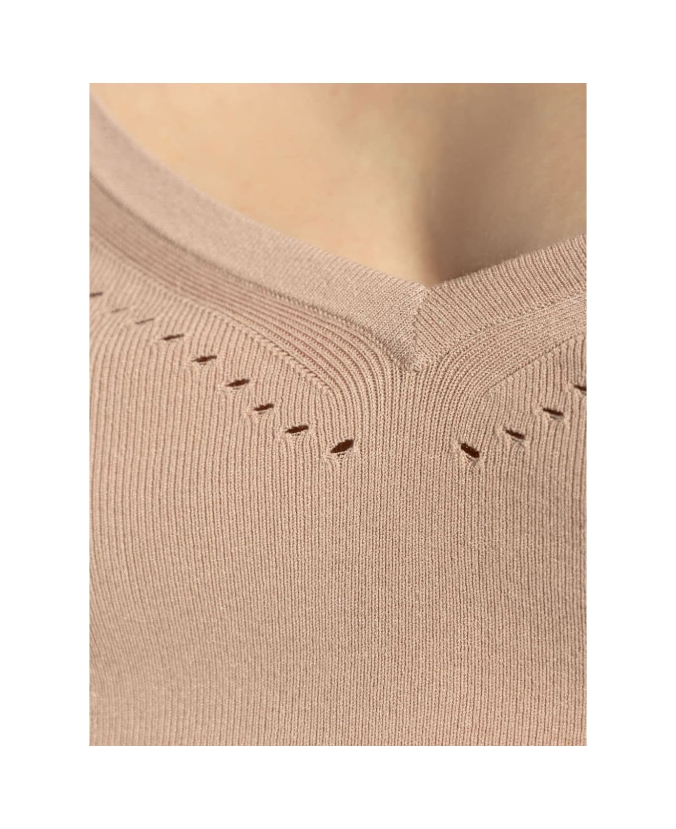 Max Mara Smirne Sleeveless Top - Powder