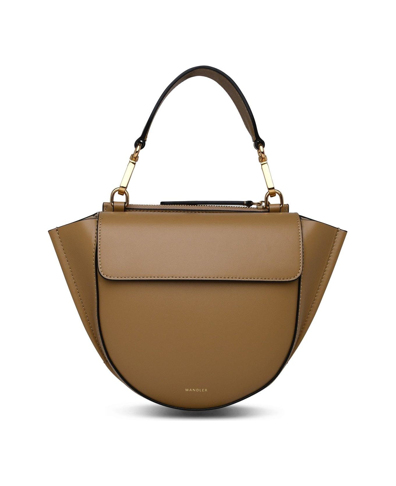 Wandler Mini Hortensia Top Handle Bag - Beige