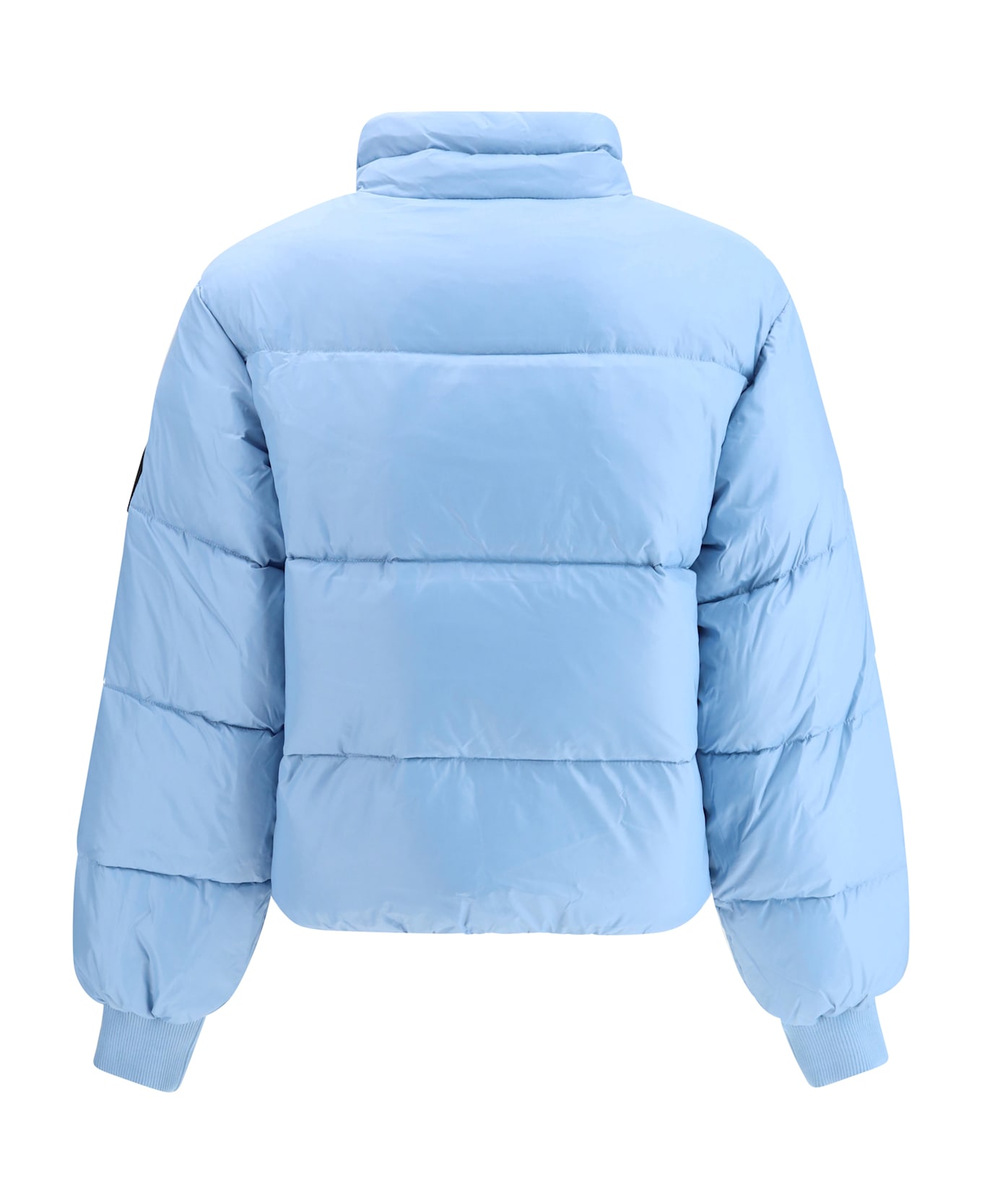 Ganni Shiny Nylon Short Puffer Jacket