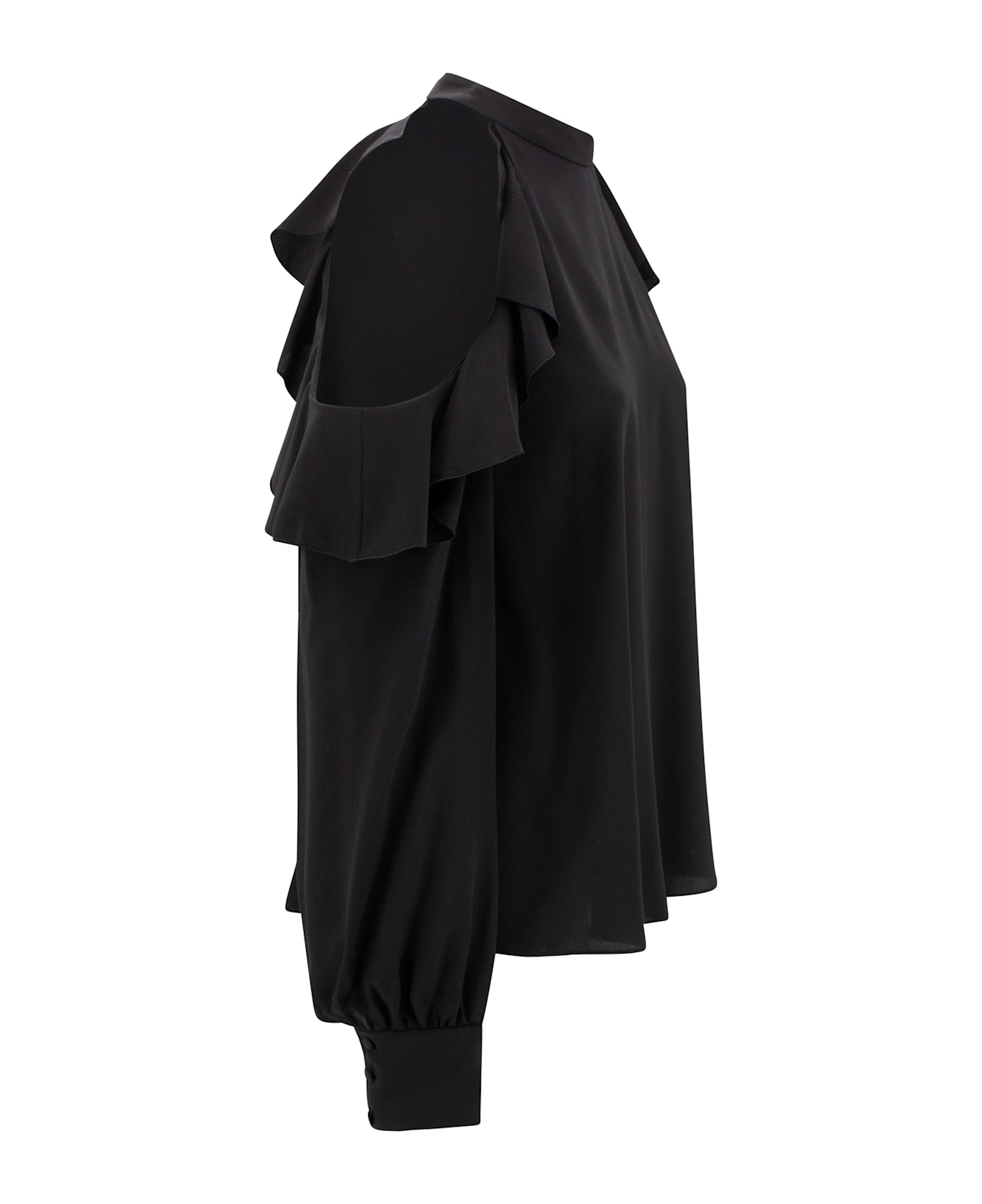 Etro Draped Detail Blouse - Black