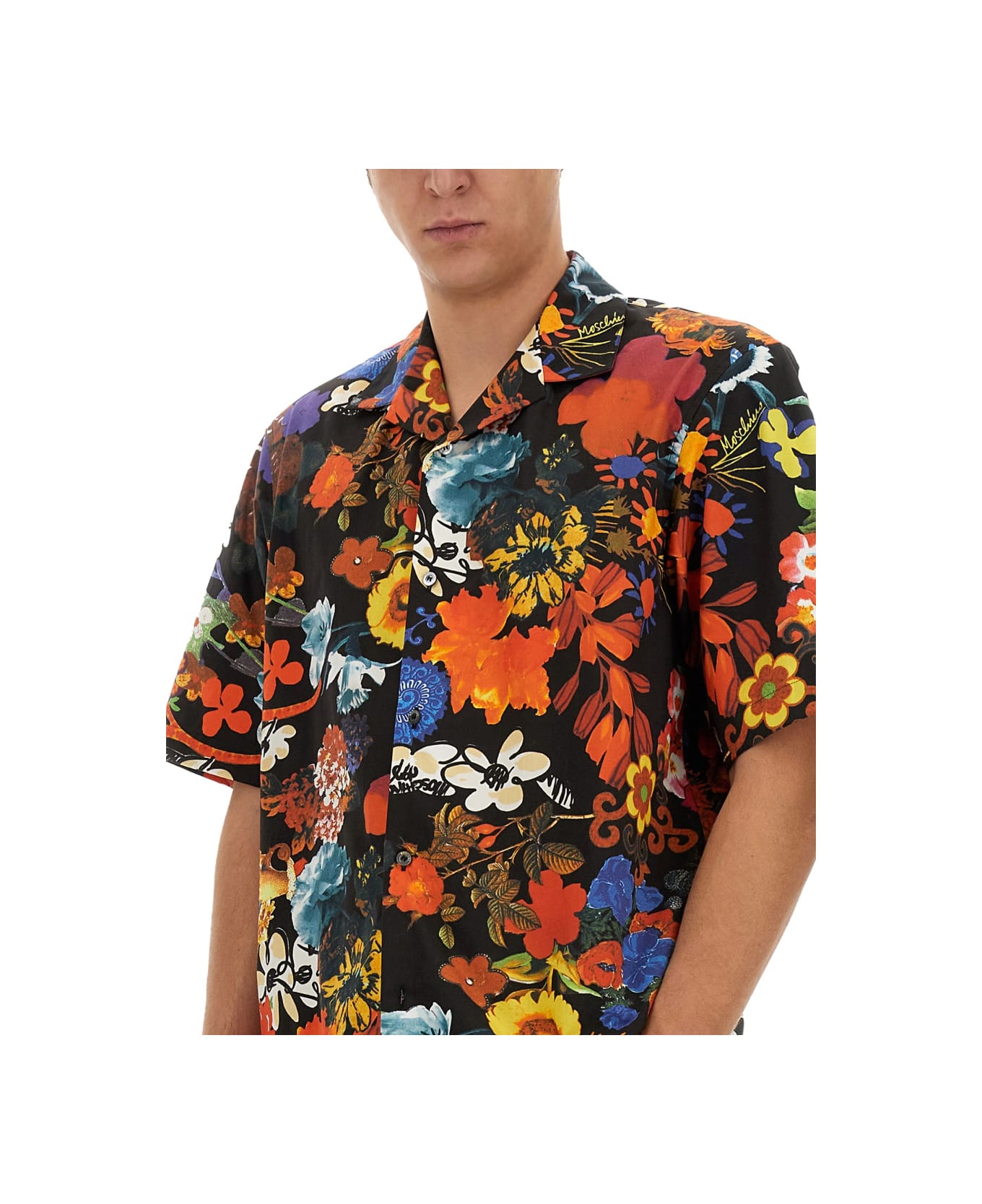 Moschino Shirt With Floral Pattern - MULTICOLOUR